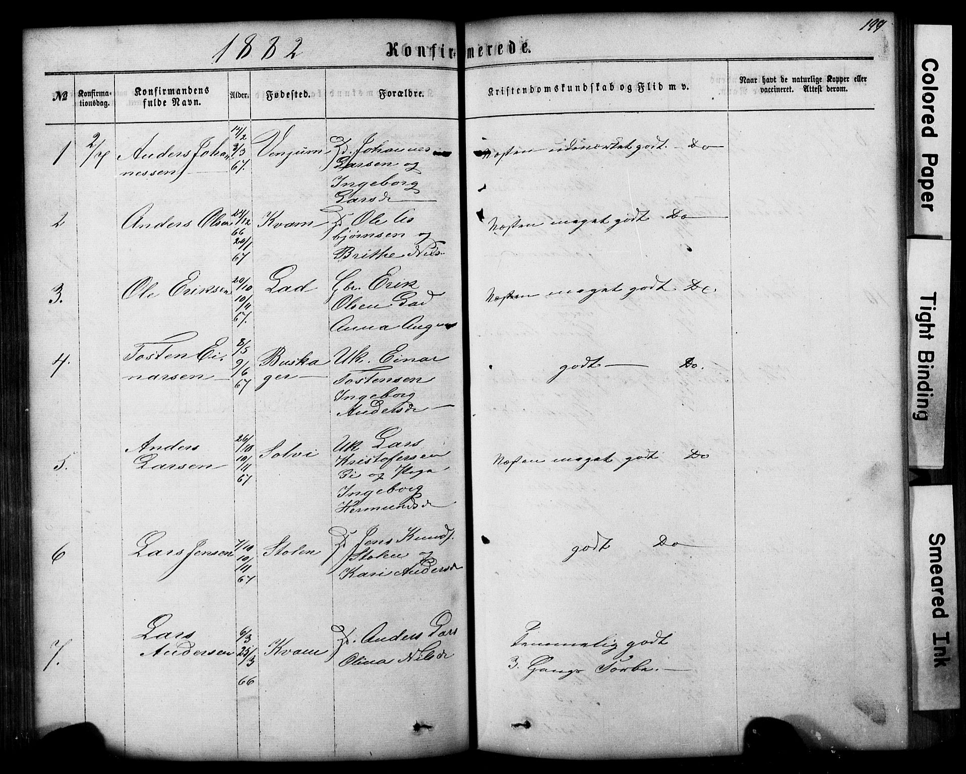 Hafslo sokneprestembete, AV/SAB-A-80301/H/Hab/Haba/L0001: Parish register (copy) no. A 1, 1866-1908, p. 199