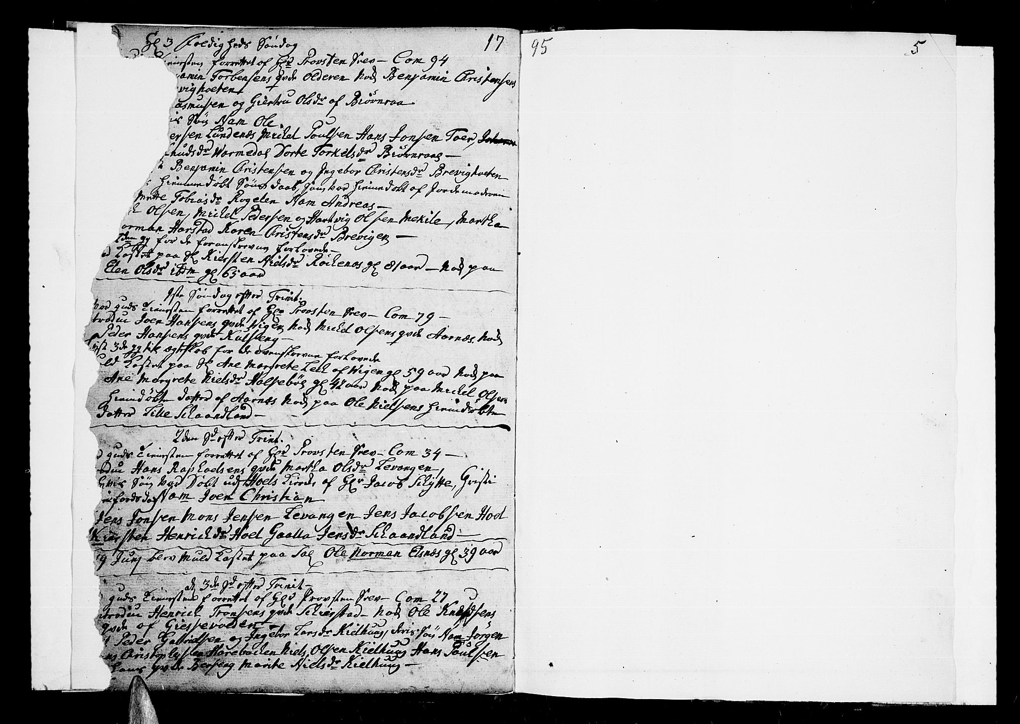 Trondenes sokneprestkontor, AV/SATØ-S-1319/H/Hb/L0002klokker: Parish register (copy) no. 2, 1795-1818, p. 5