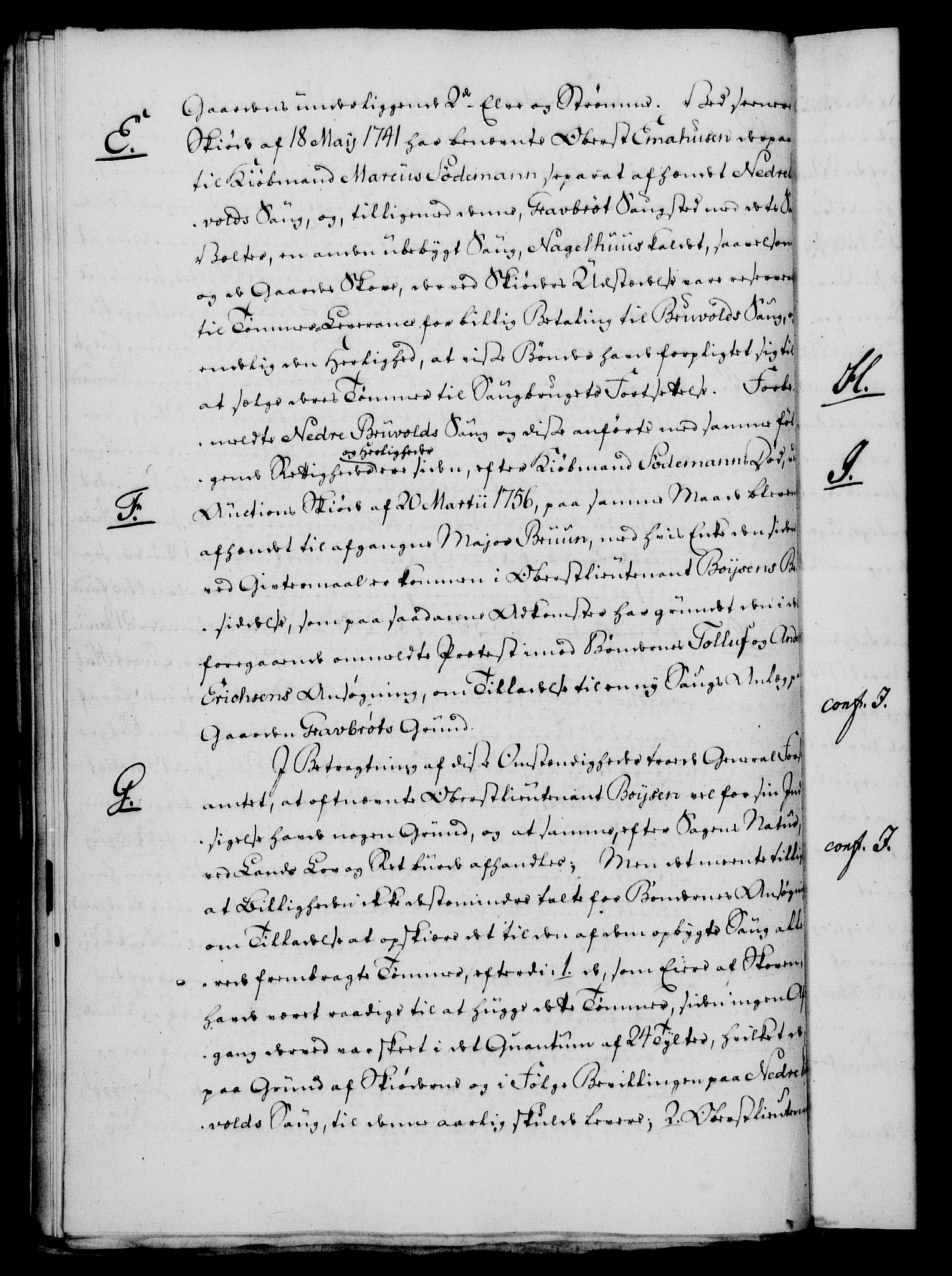 Rentekammeret, Kammerkanselliet, RA/EA-3111/G/Gf/Gfa/L0060: Norsk relasjons- og resolusjonsprotokoll (merket RK 52.60), 1778, p. 182