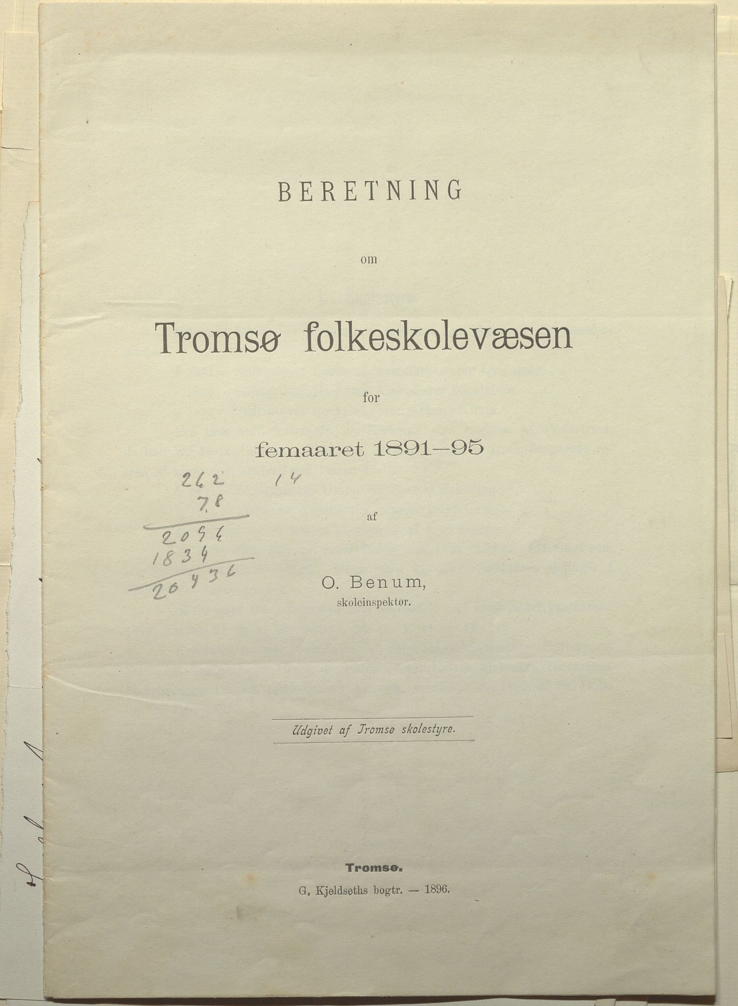 Fylkesmannen i Troms, AV/SATØ-S-0001/A7.25.1/L2072: Femårsberetninger, 1891-1900, p. 6