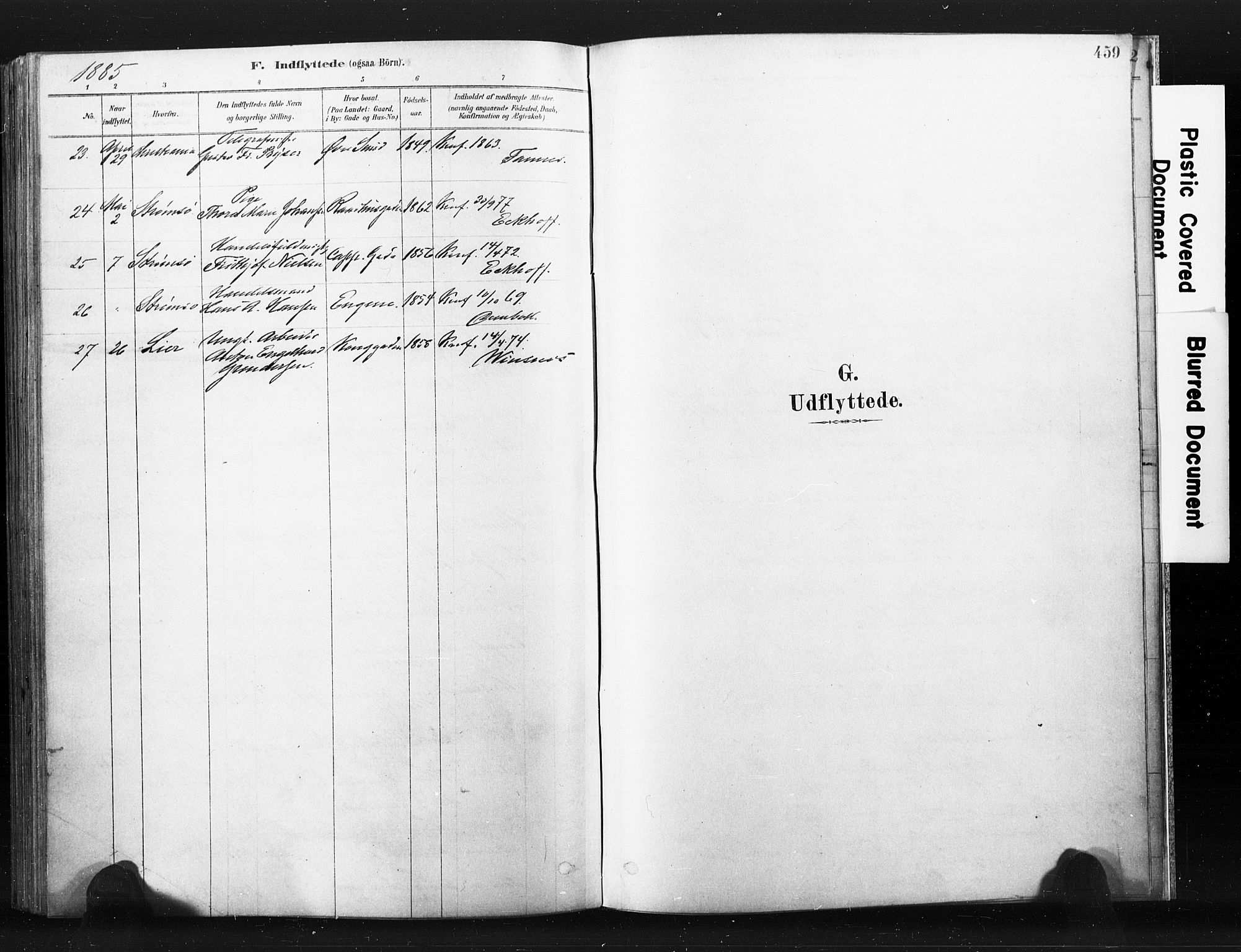 Bragernes kirkebøker, SAKO/A-6/F/Fb/L0006b: Parish register (official) no. II 6B, 1878-1885, p. 459