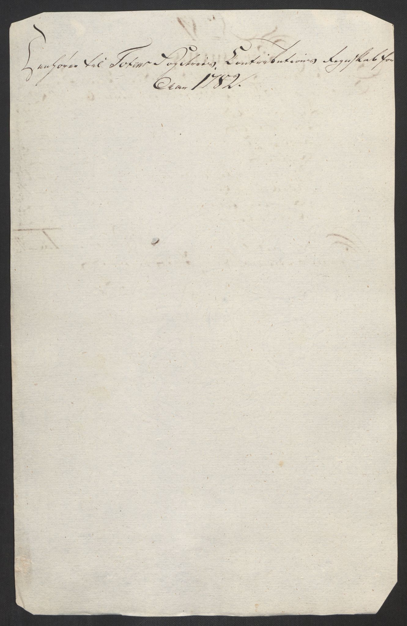 Rentekammeret inntil 1814, Reviderte regnskaper, Fogderegnskap, AV/RA-EA-4092/R19/L1369: Fogderegnskap Toten, Hadeland og Vardal, 1782, p. 278