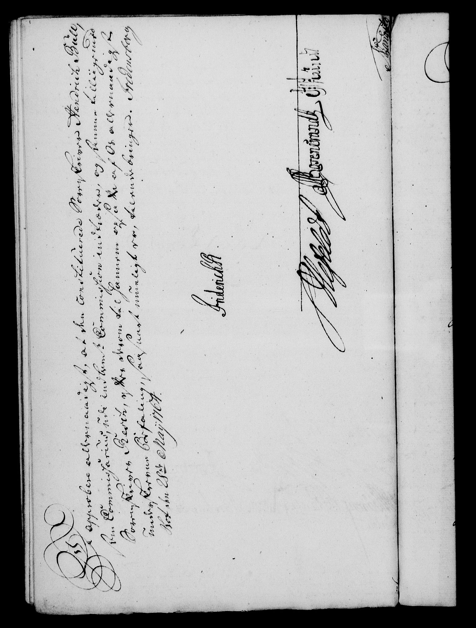 Rentekammeret, Kammerkanselliet, RA/EA-3111/G/Gf/Gfa/L0046: Norsk relasjons- og resolusjonsprotokoll (merket RK 52.46), 1764, p. 181