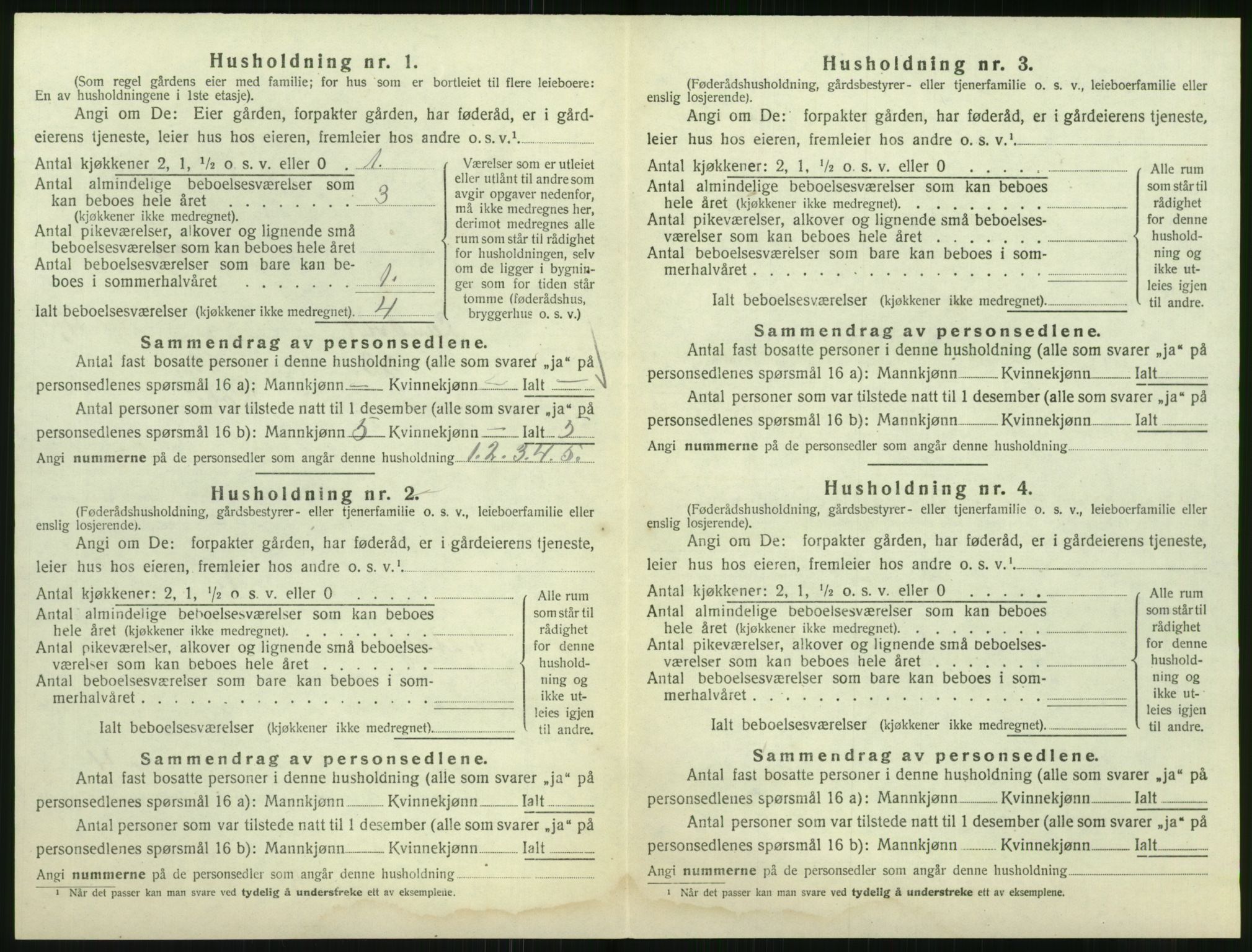SAK, 1920 census for Landvik, 1920, p. 739
