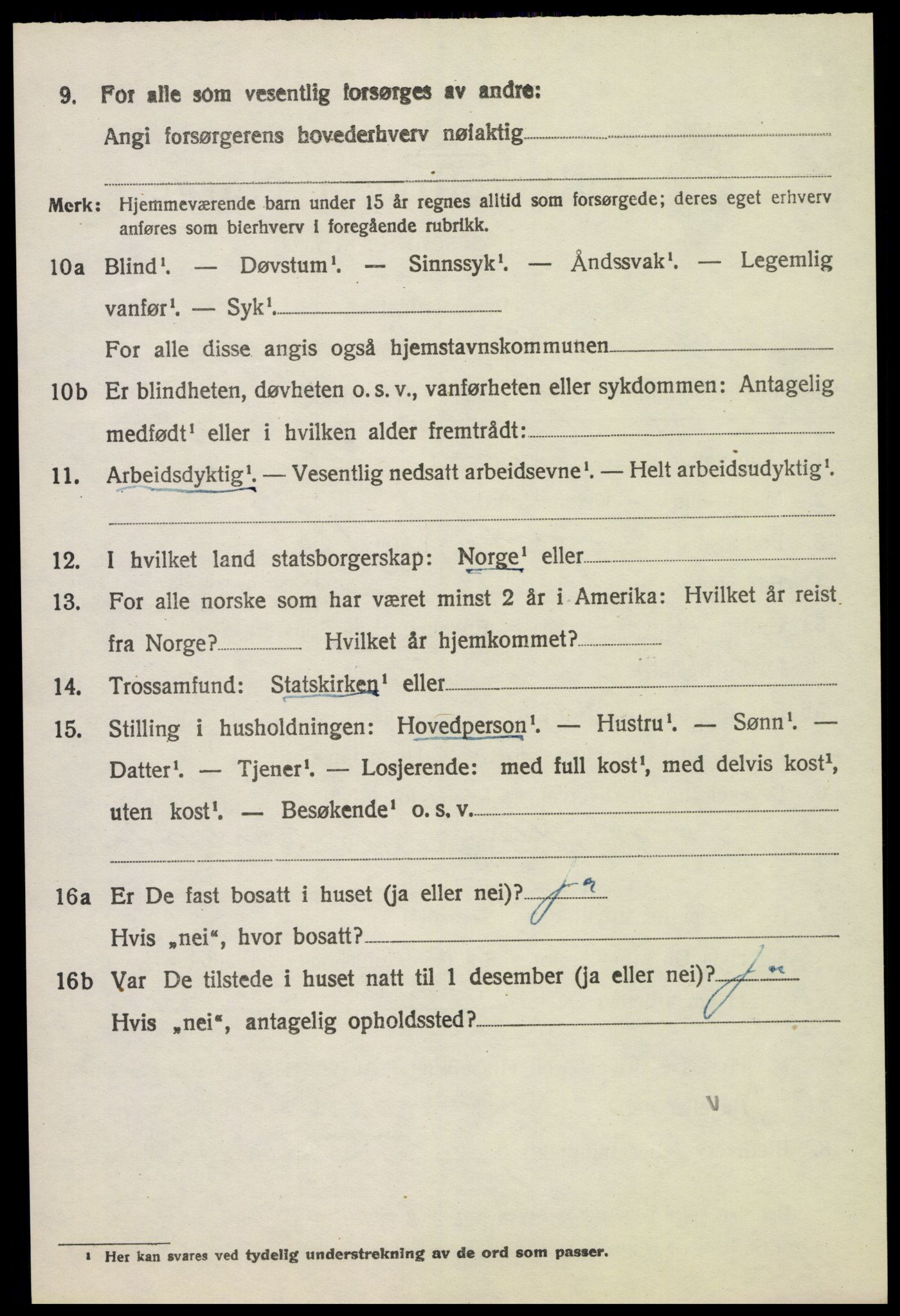 SAH, 1920 census for Nes (Hedmark), 1920, p. 5067