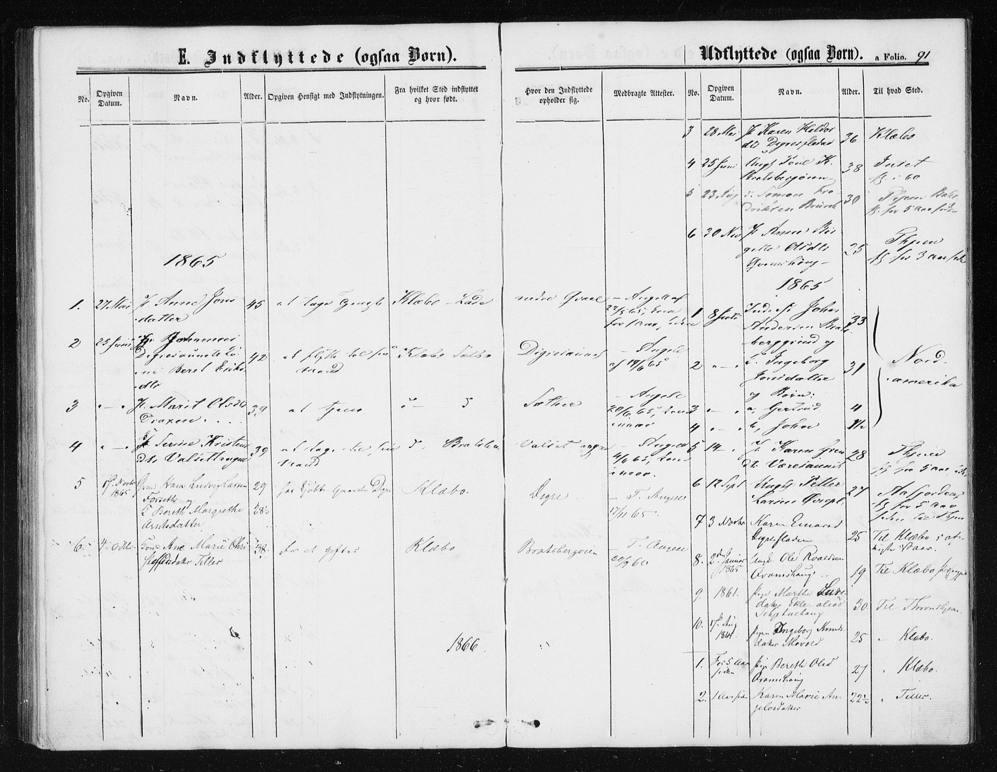 Ministerialprotokoller, klokkerbøker og fødselsregistre - Sør-Trøndelag, SAT/A-1456/608/L0333: Parish register (official) no. 608A02, 1862-1876, p. 91