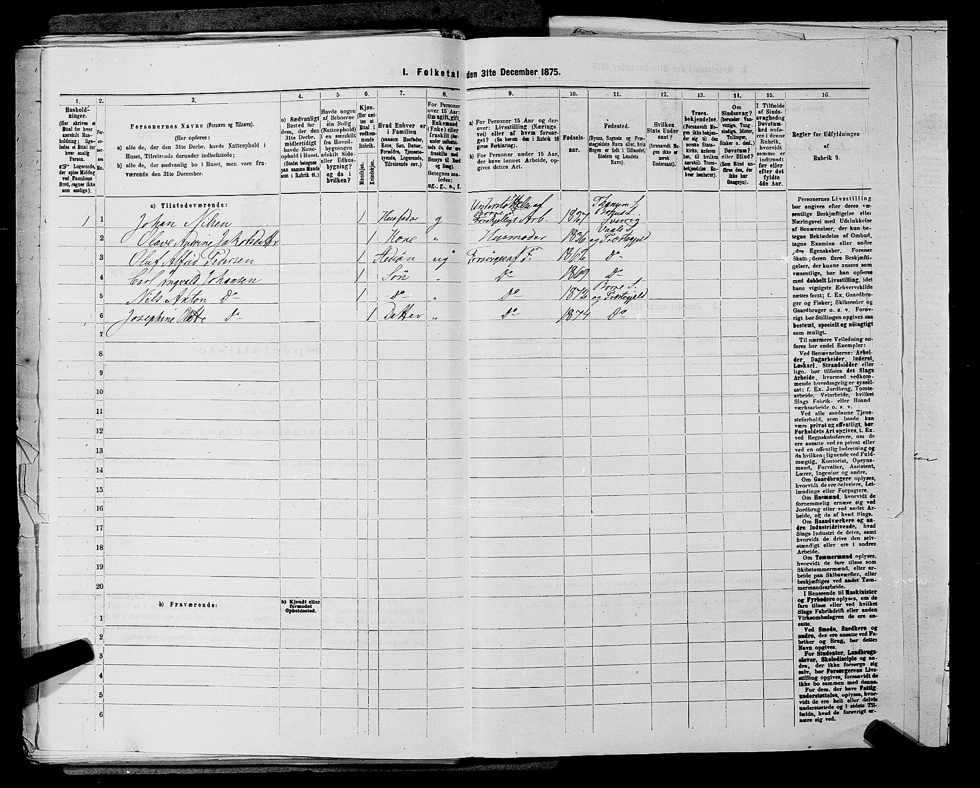 SAKO, 1875 census for 0717L Borre/Borre og Nykirke, 1875, p. 501