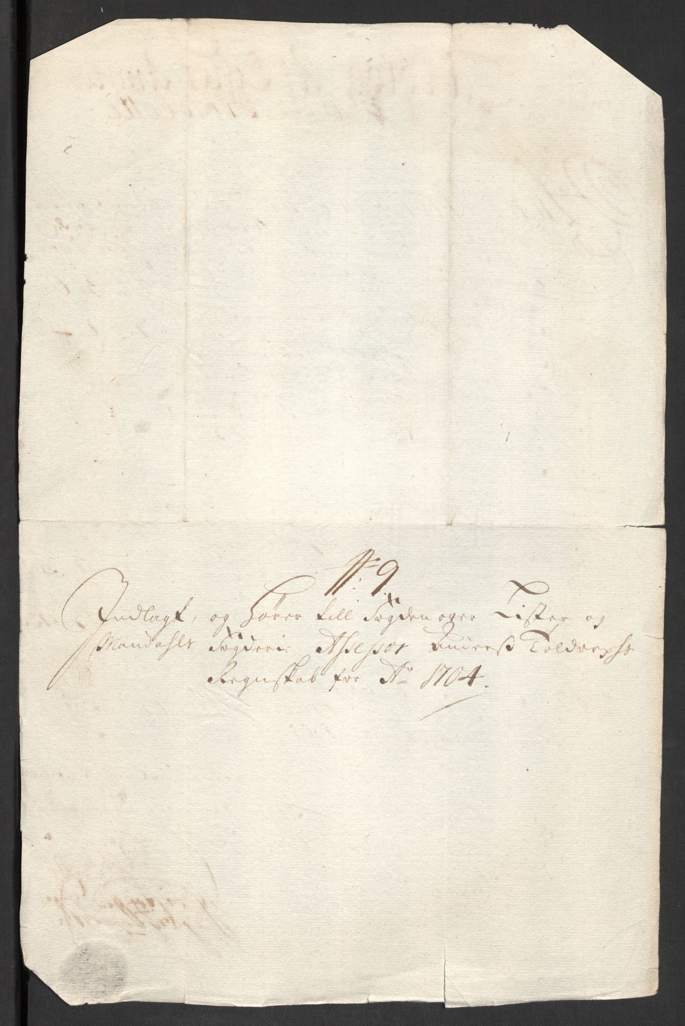 Rentekammeret inntil 1814, Reviderte regnskaper, Fogderegnskap, RA/EA-4092/R43/L2550: Fogderegnskap Lista og Mandal, 1703-1704, p. 263