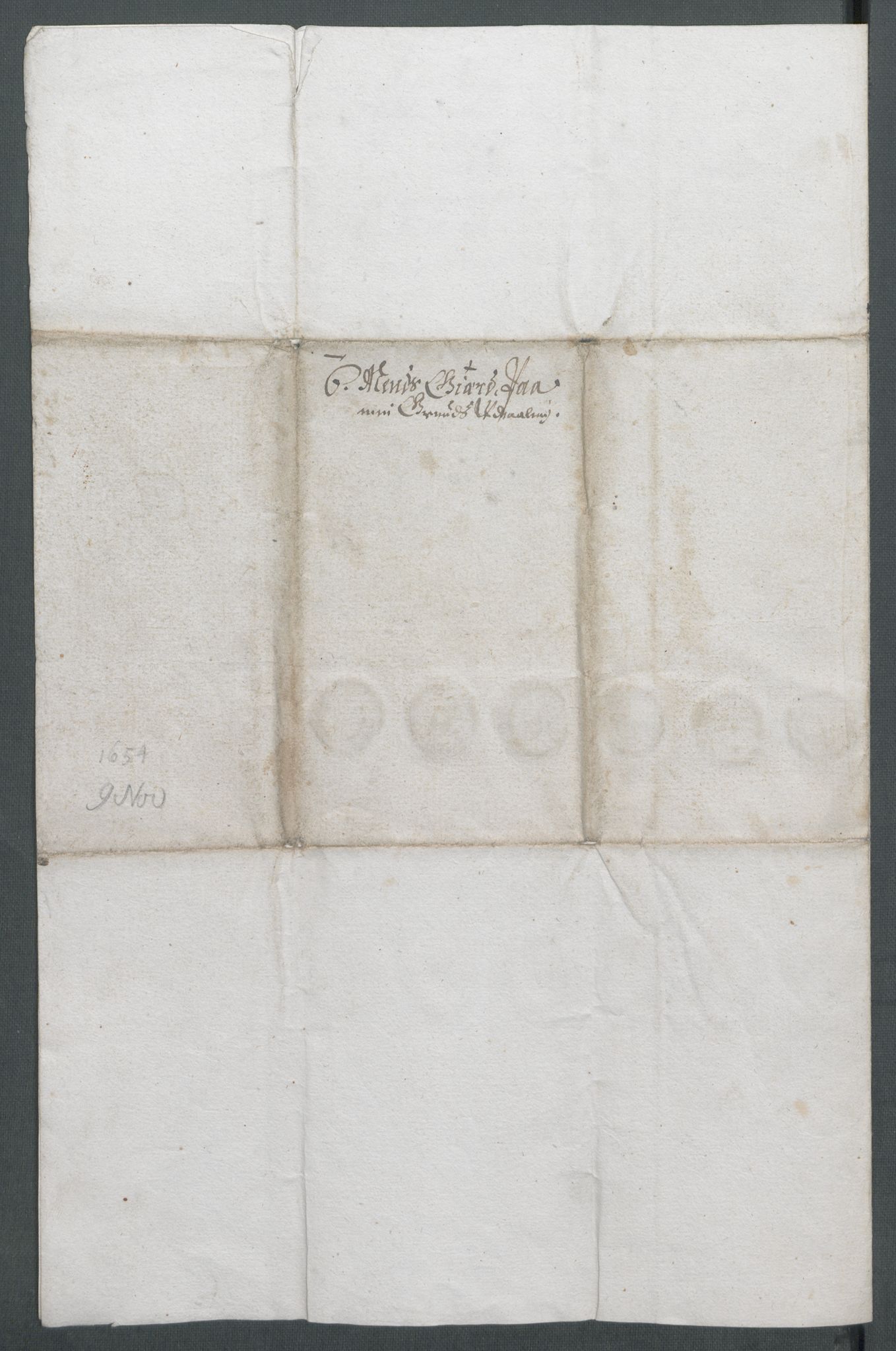 Riksarkivets diplomsamling, AV/RA-EA-5965/F02/L0166: Dokumenter, 1654-1656, p. 69