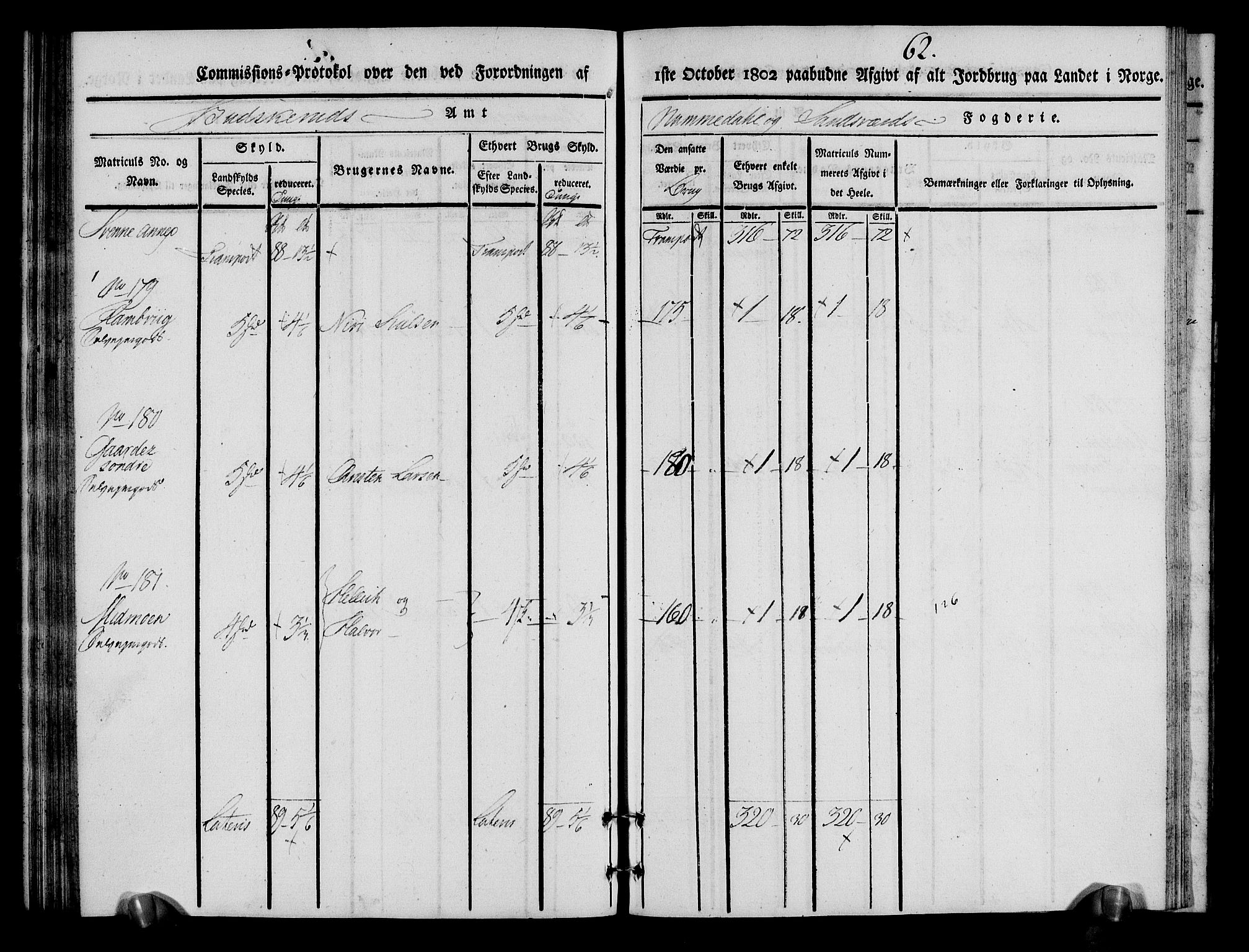 Rentekammeret inntil 1814, Realistisk ordnet avdeling, AV/RA-EA-4070/N/Ne/Nea/L0055: Numedal og Sandsvær fogderi. Kommisjonsprotokoll for Flesberg prestegjeld, 1803, p. 63