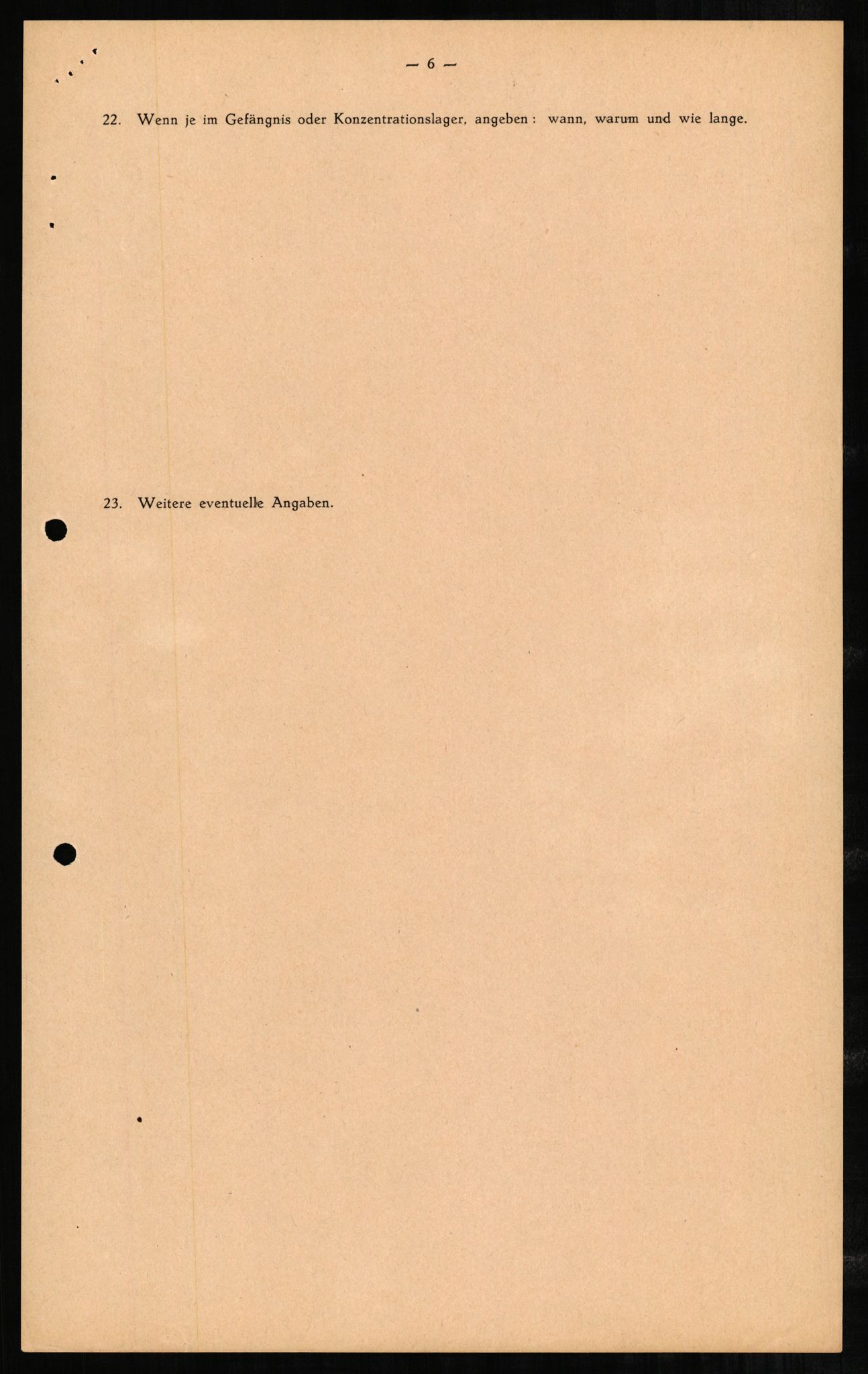 Forsvaret, Forsvarets overkommando II, RA/RAFA-3915/D/Db/L0002: CI Questionaires. Tyske okkupasjonsstyrker i Norge. Tyskere., 1945-1946, p. 45