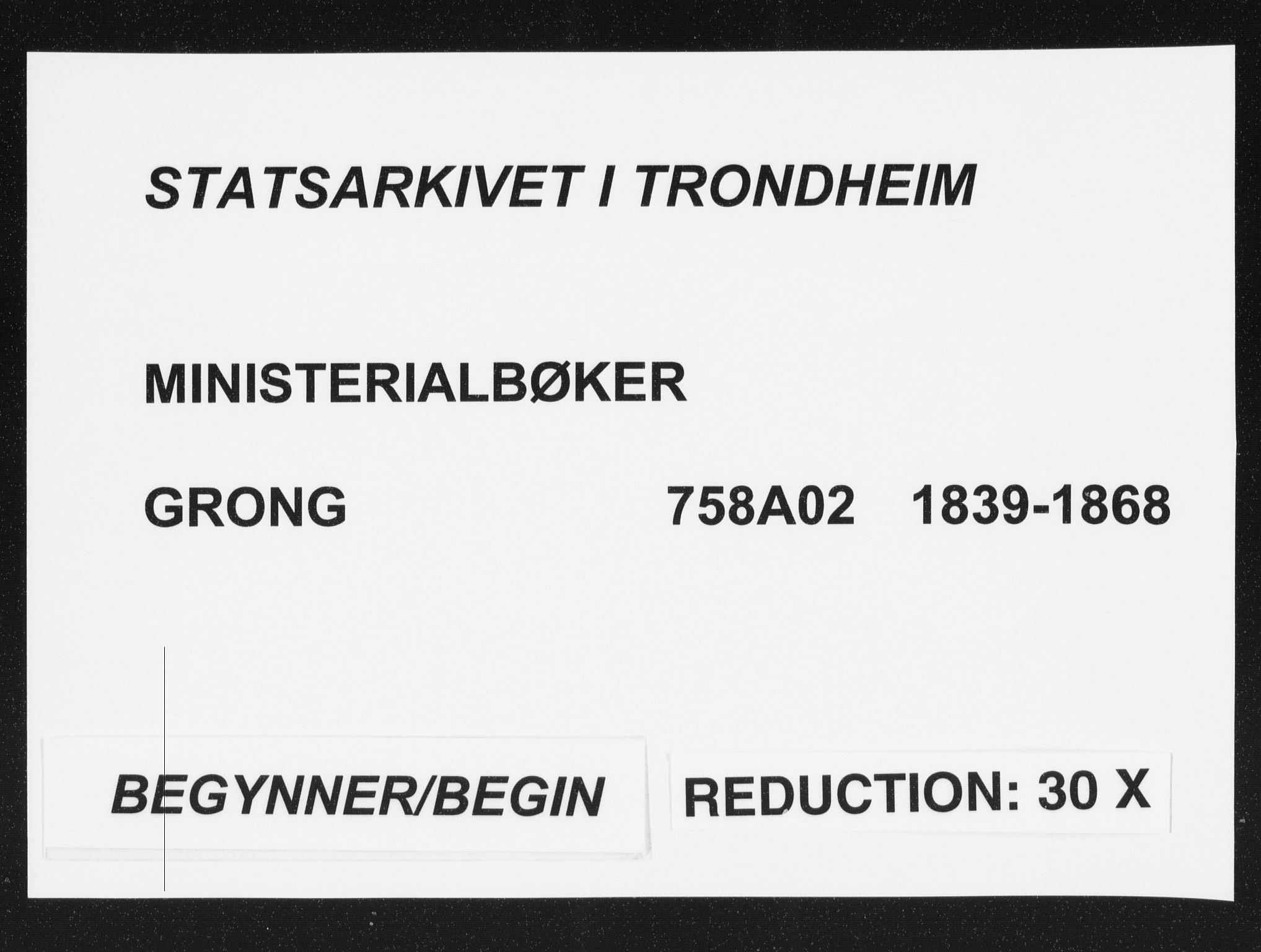 Ministerialprotokoller, klokkerbøker og fødselsregistre - Nord-Trøndelag, SAT/A-1458/758/L0513: Parish register (official) no. 758A02 /1, 1839-1868
