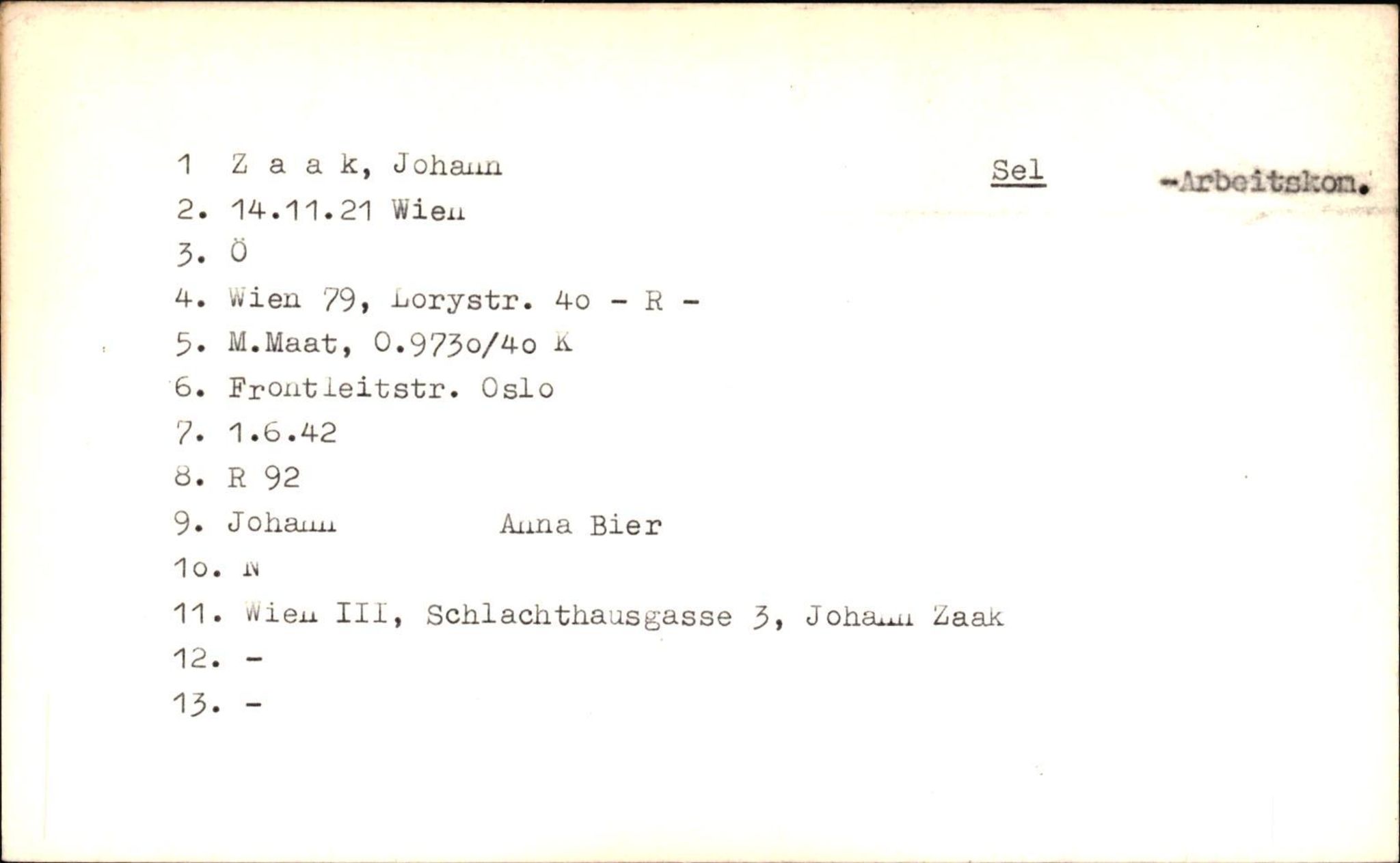 Hjemsendte tyskere , AV/RA-RAFA-6487/D/Da/L0005: Seibert-Zychlinzki, 1945-1947, p. 985