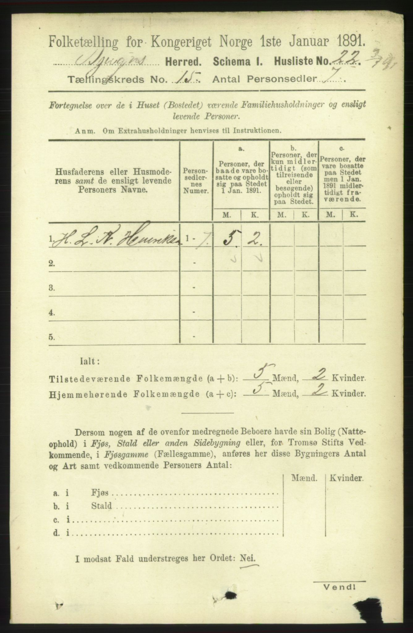 RA, 1891 census for 1627 Bjugn, 1891, p. 4235