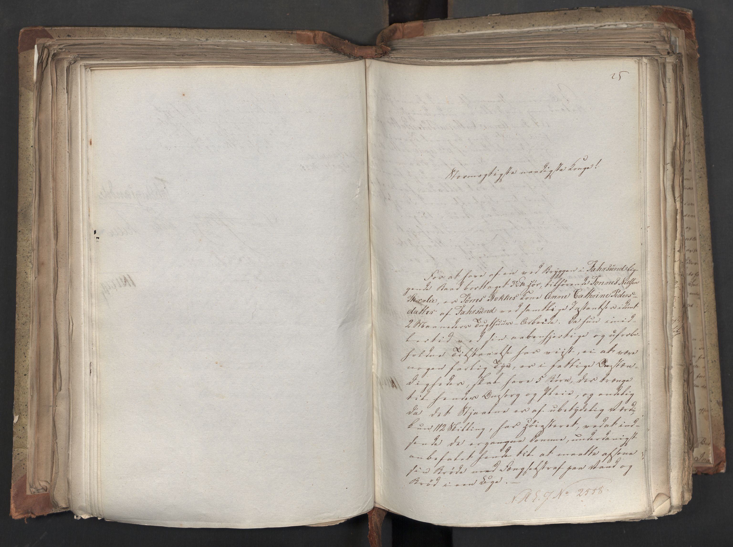 Statsrådsavdelingen i Stockholm, AV/RA-S-1003/D/Da/L0042: Regjeringsinnstillinger nr. 2467-2705, 1825, p. 271