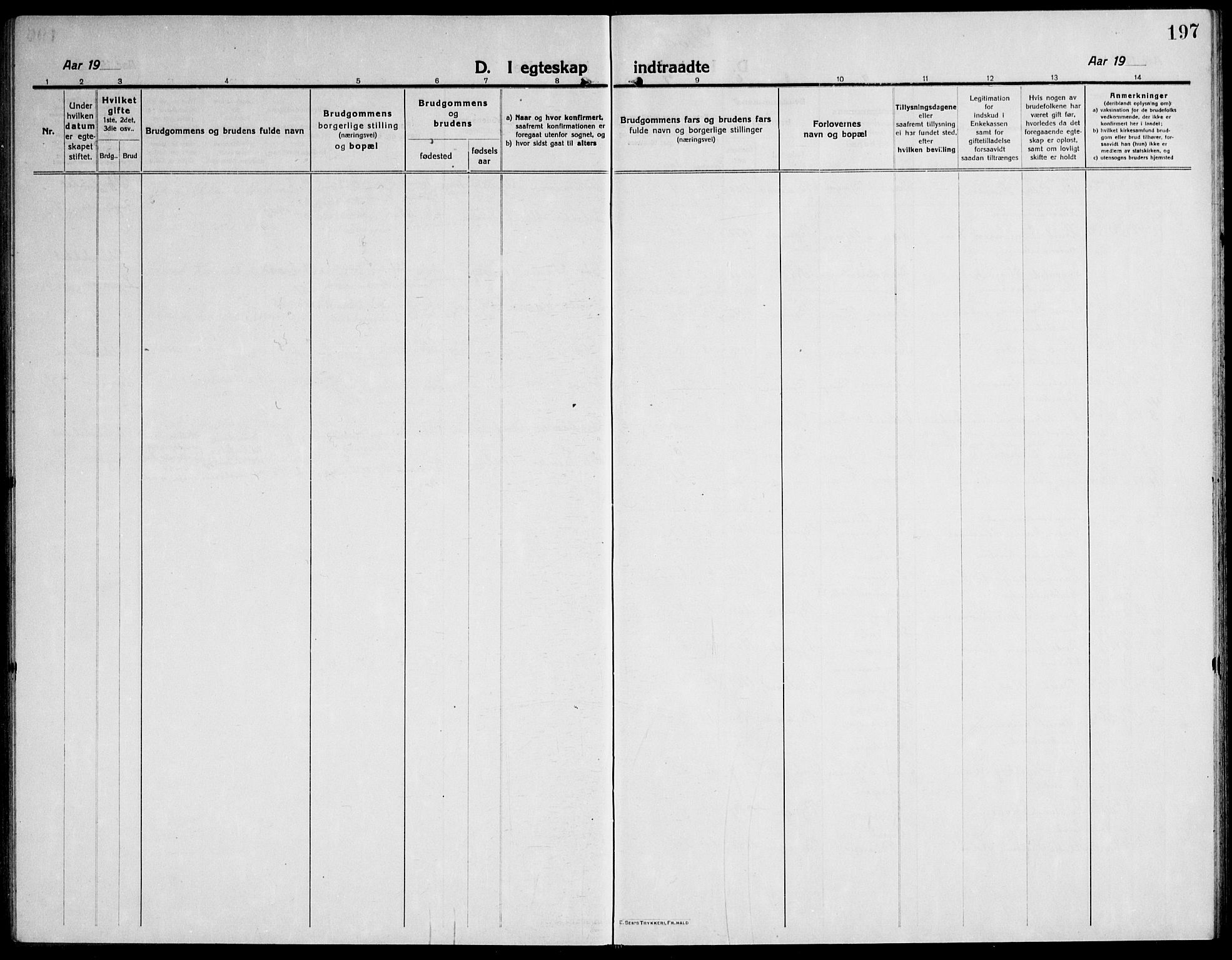 Ministerialprotokoller, klokkerbøker og fødselsregistre - Sør-Trøndelag, SAT/A-1456/651/L0648: Parish register (copy) no. 651C02, 1915-1945, p. 197