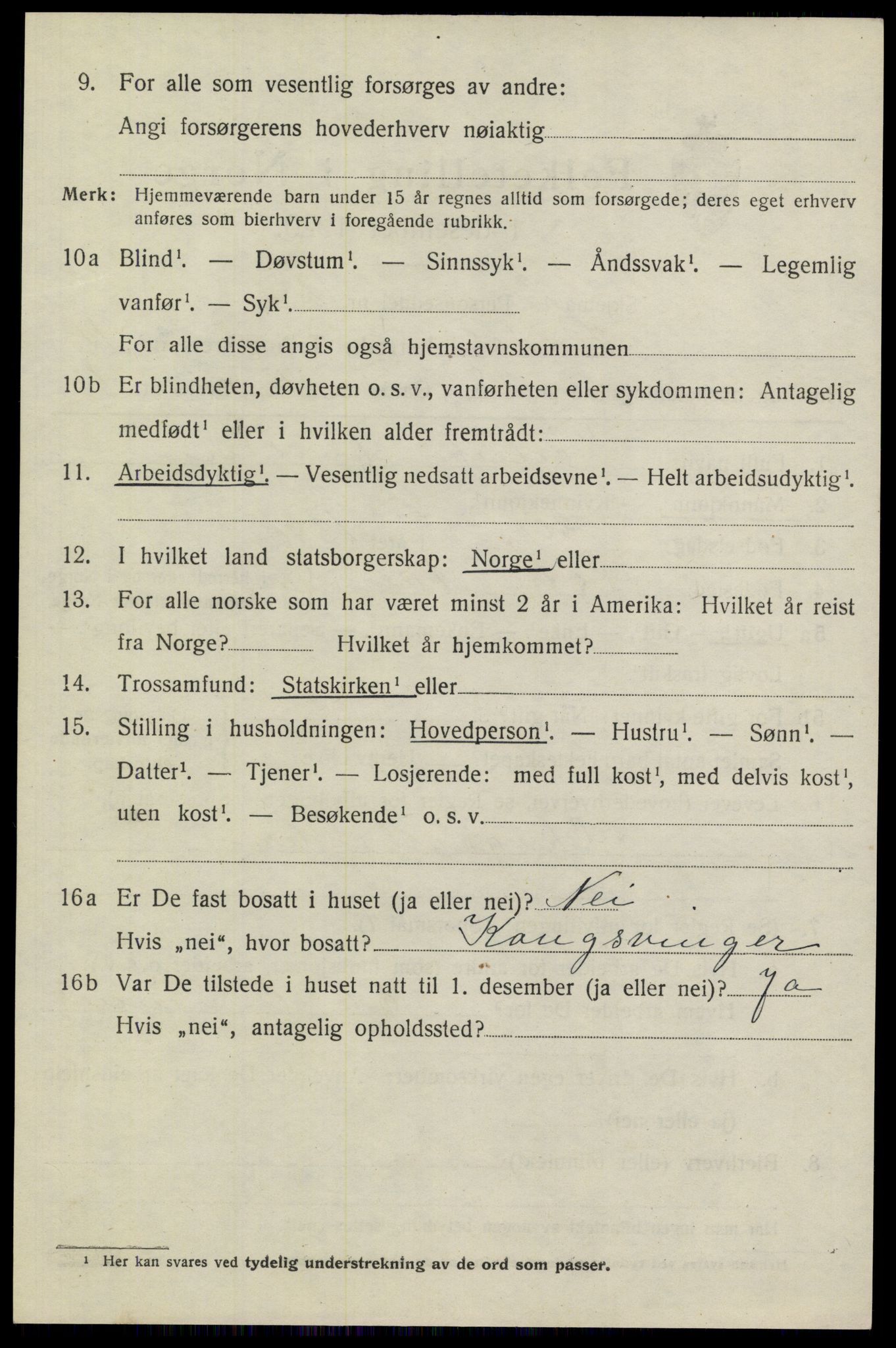 SAKO, 1920 census for Heddal, 1920, p. 8109