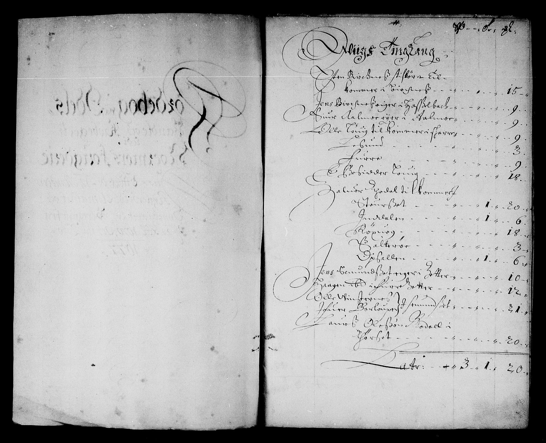 Rentekammeret inntil 1814, Reviderte regnskaper, Stiftamtstueregnskaper, Trondheim stiftamt og Nordland amt, AV/RA-EA-6044/R/Re/L0048: Trondheim stiftamt og Nordland amt, 1677