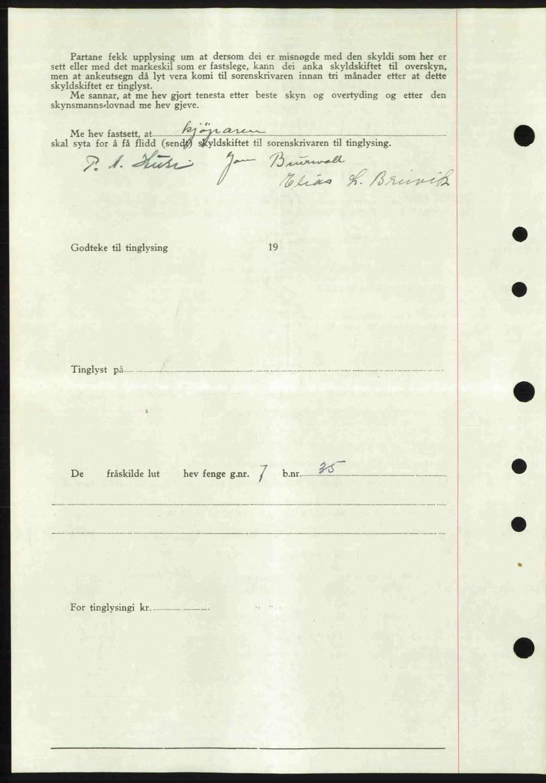 Romsdal sorenskriveri, SAT/A-4149/1/2/2C: Mortgage book no. A19, 1946-1946, Diary no: : 50/1946