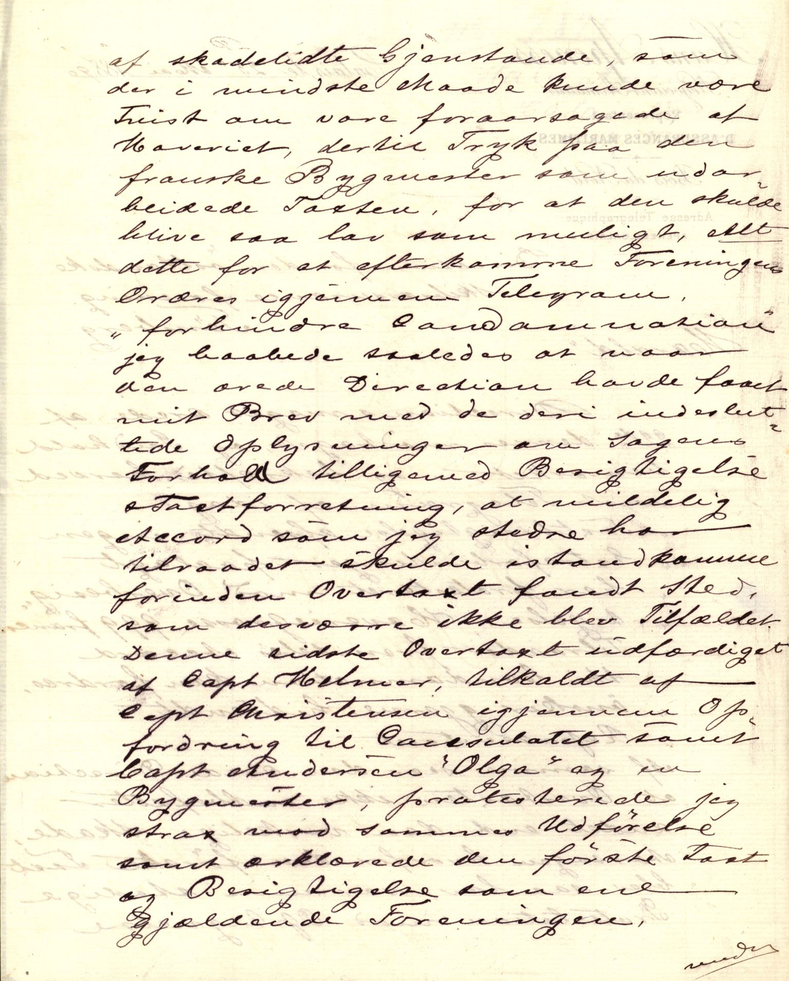 Pa 63 - Østlandske skibsassuranceforening, VEMU/A-1079/G/Ga/L0025/0004: Havaridokumenter / Imanuel, Hefhi, Guldregn, Haabet, Harald, Windsor, 1890, p. 100