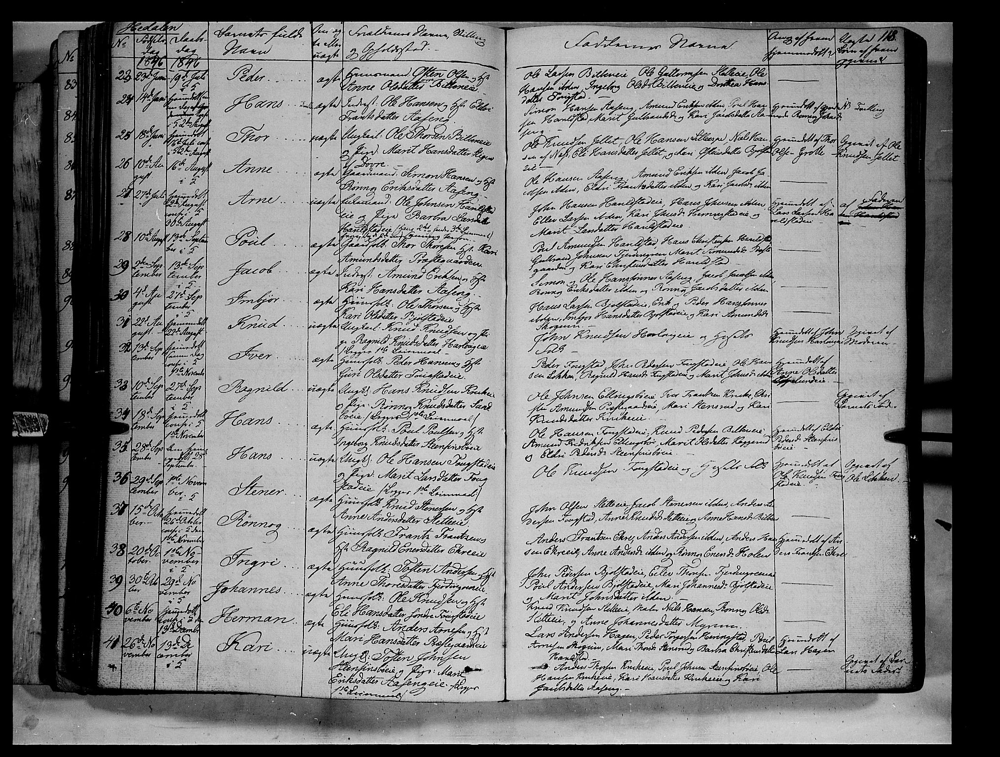 Vågå prestekontor, AV/SAH-PREST-076/H/Ha/Haa/L0005: Parish register (official) no. 5 /2, 1842-1856, p. 118