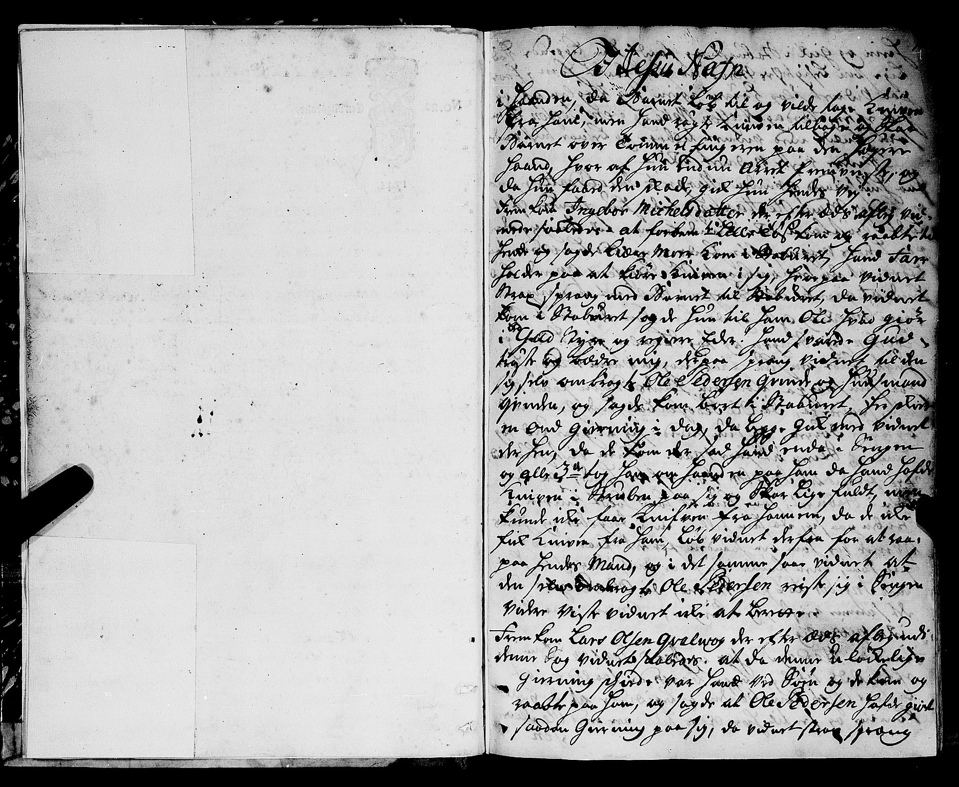 Salten sorenskriveri, SAT/A-4578/1/1/1A/L0006: Tingbok, 1741-1745, p. 0b-1a