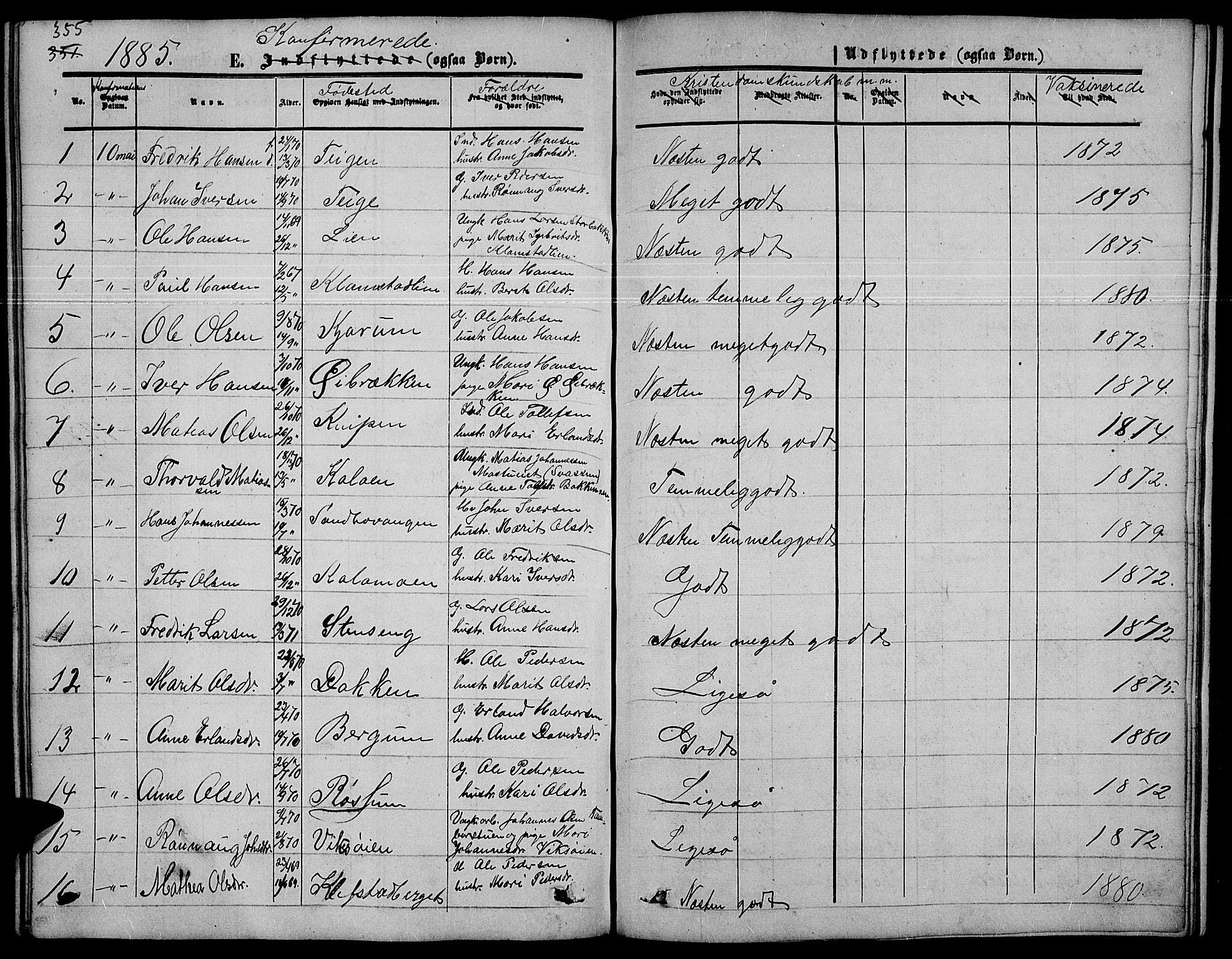 Nord-Fron prestekontor, AV/SAH-PREST-080/H/Ha/Hab/L0003: Parish register (copy) no. 3, 1851-1886, p. 355