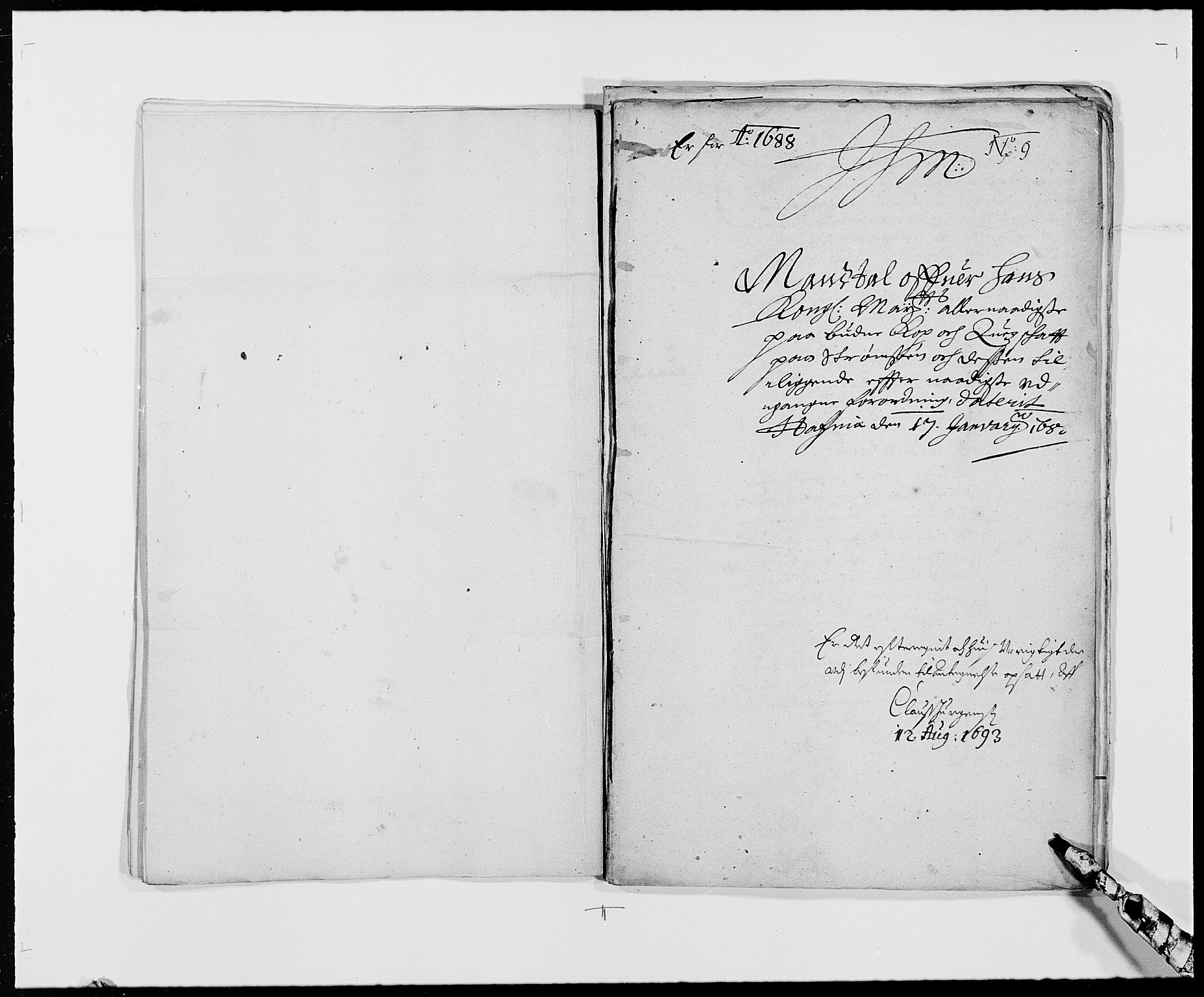 Rentekammeret inntil 1814, Reviderte regnskaper, Byregnskaper, RA/EA-4066/R/Rg/L0140: [G1] Kontribusjonsregnskap, 1679-1692, p. 174