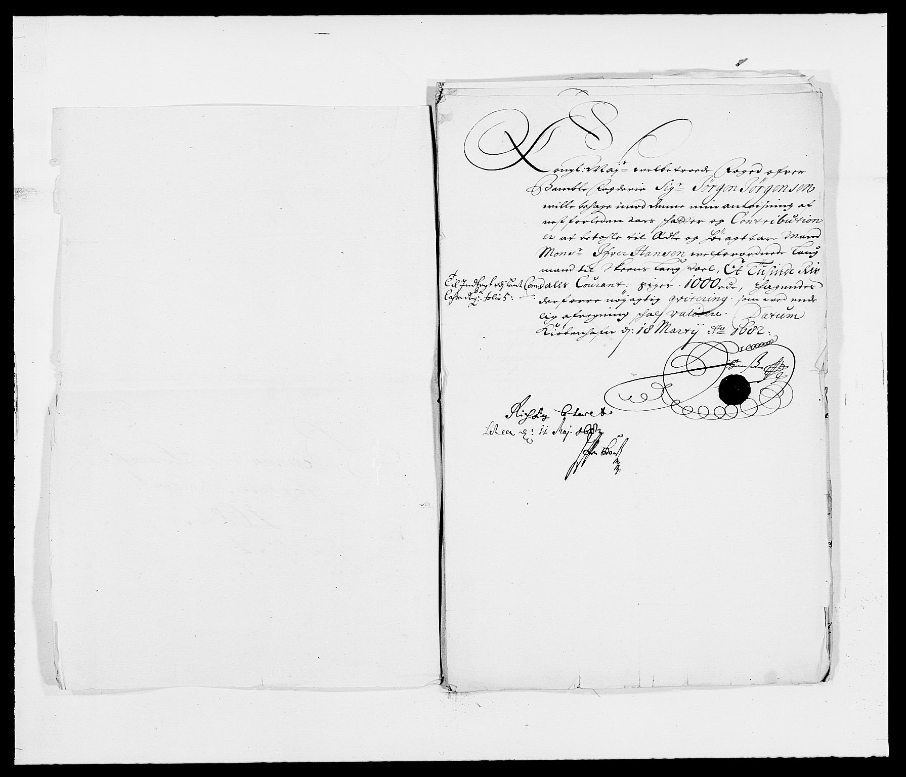 Rentekammeret inntil 1814, Reviderte regnskaper, Fogderegnskap, AV/RA-EA-4092/R34/L2046: Fogderegnskap Bamble, 1682-1683, p. 225