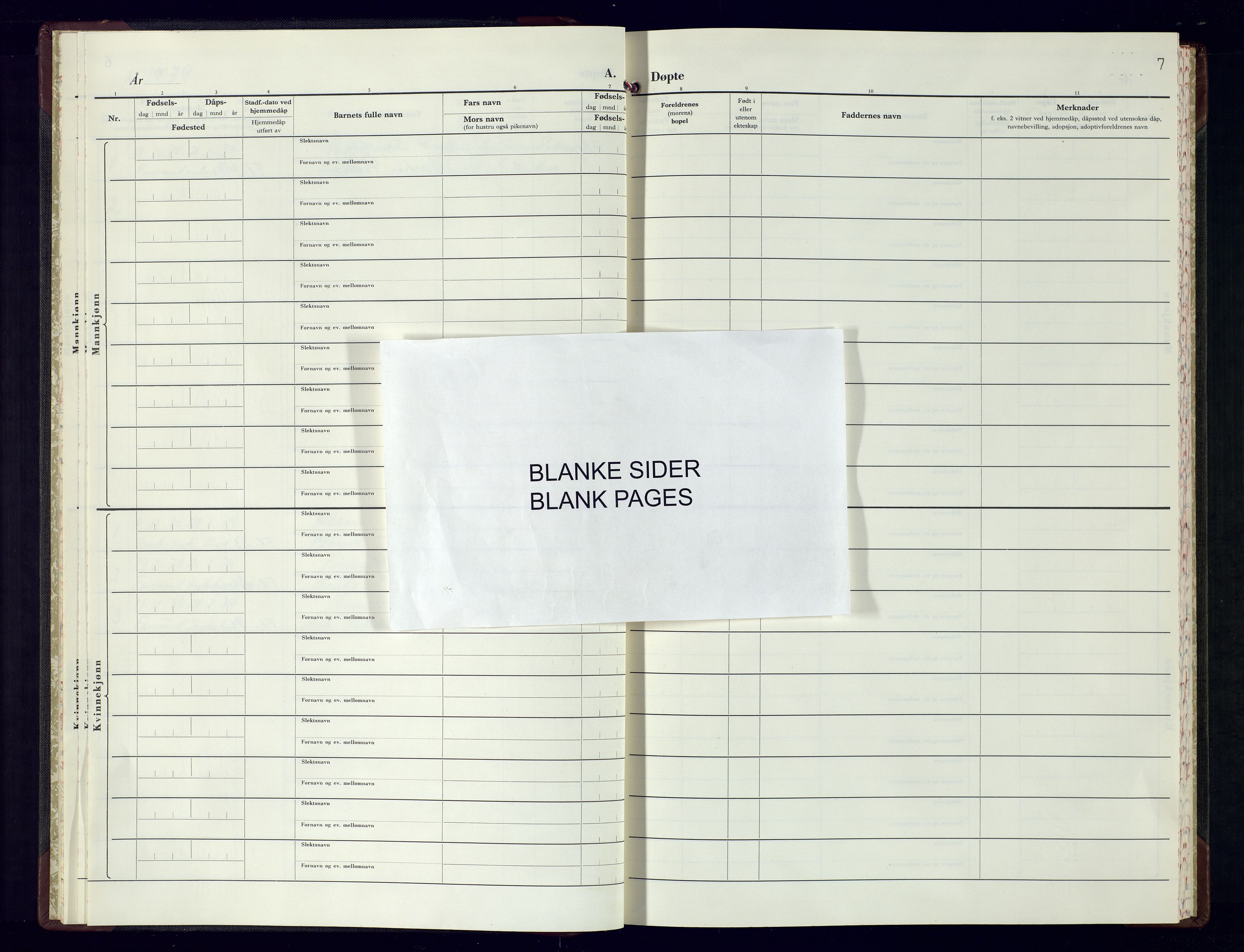 Lyngdal sokneprestkontor, AV/SAK-1111-0029/F/Fb/Fbc/L0009: Parish register (copy) no. B 9, 1978-1979, p. 7