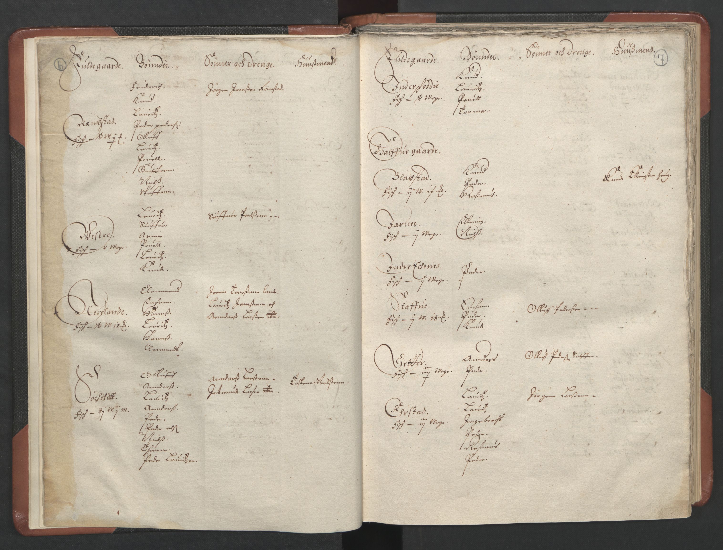 RA, Bailiff's Census 1664-1666, no. 16: Romsdal fogderi and Sunnmøre fogderi, 1664-1665, p. 6-7