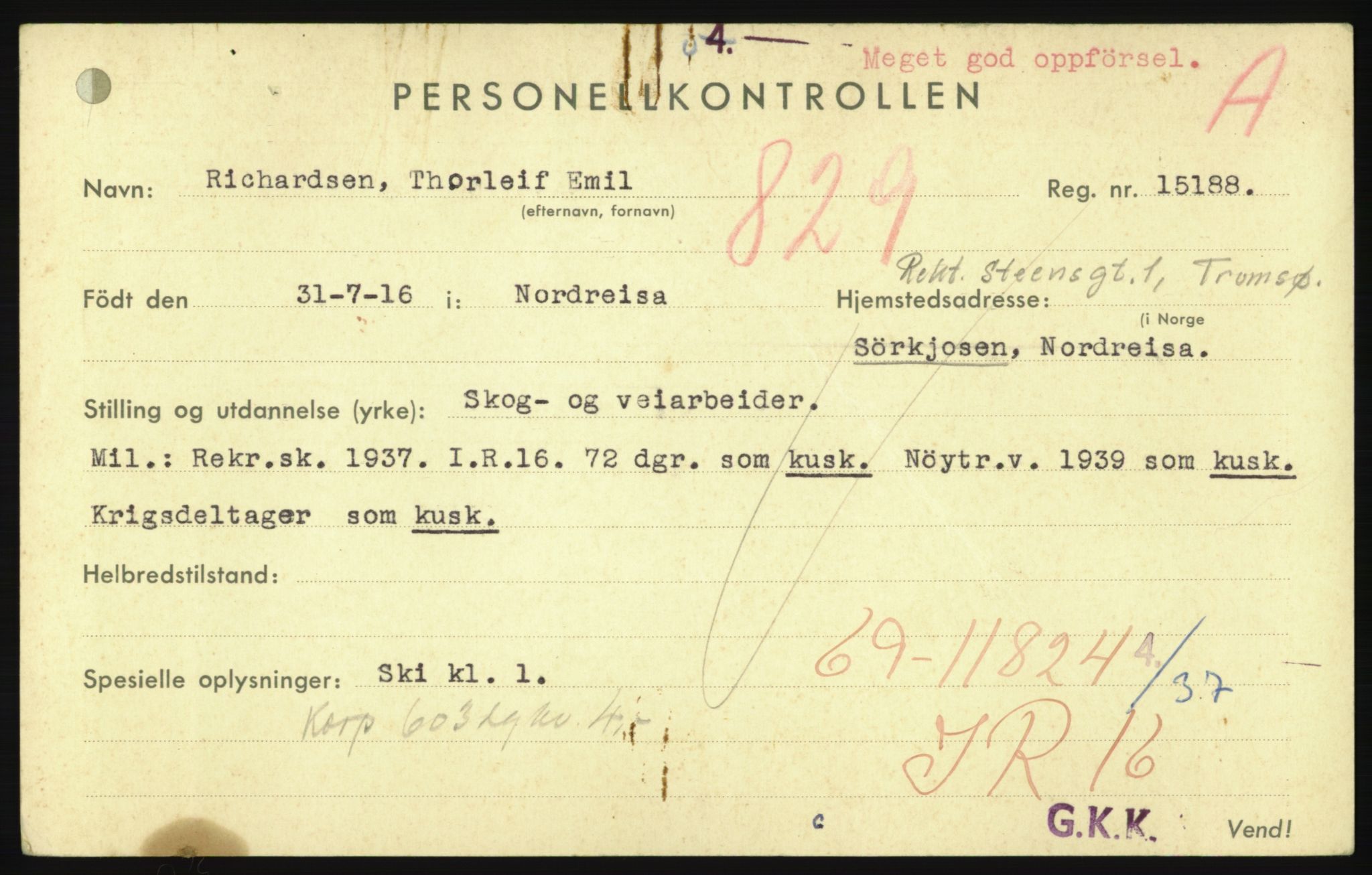Forsvaret, Troms infanteriregiment nr. 16, AV/RA-RAFA-3146/P/Pa/L0021: Rulleblad for regimentets menige mannskaper, årsklasse 1937, 1937, p. 1075