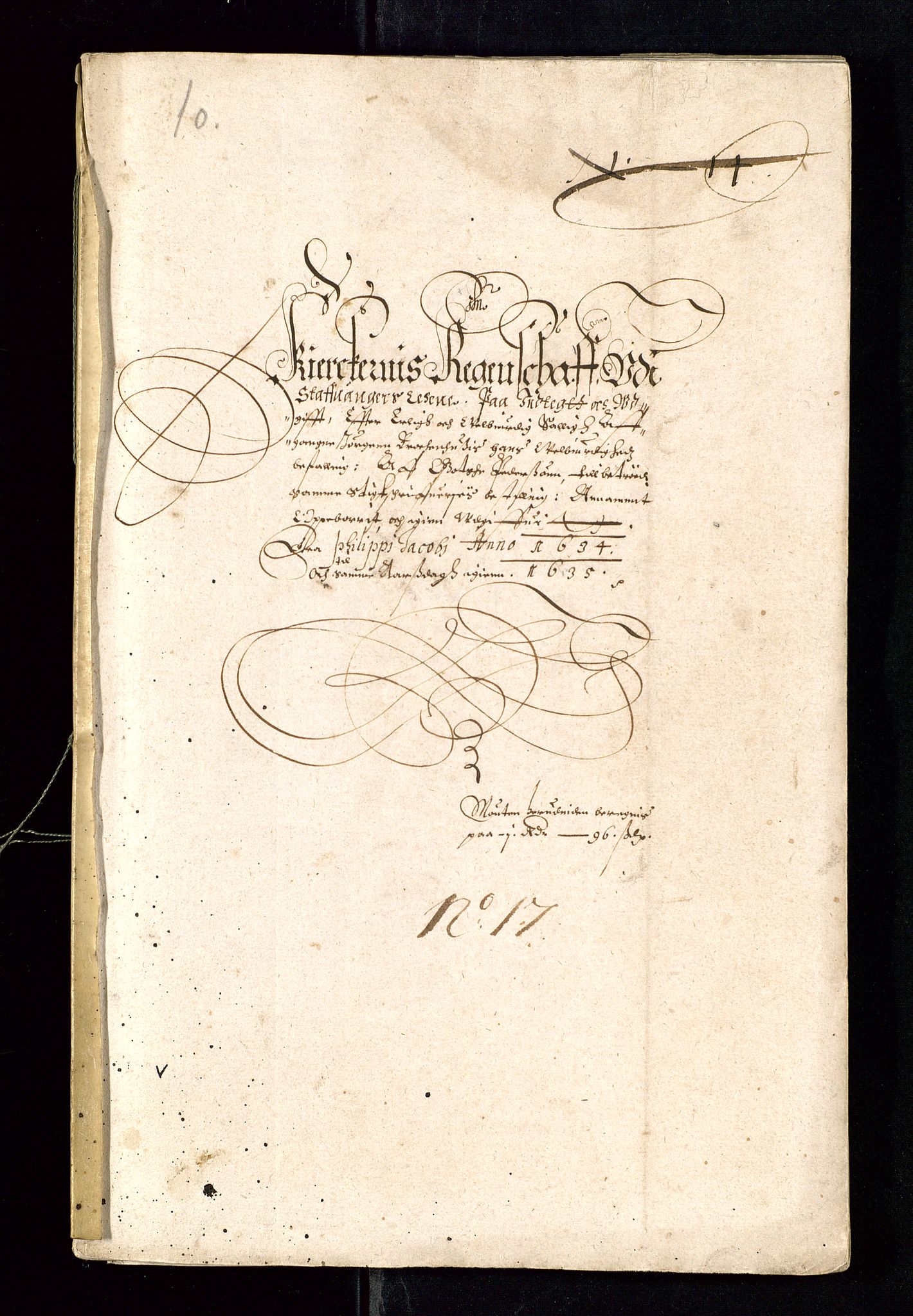 Stavanger len, AV/SAST-A-101870/Ob/L0019: Kirkeregnskaper, 1632-1641, p. 26