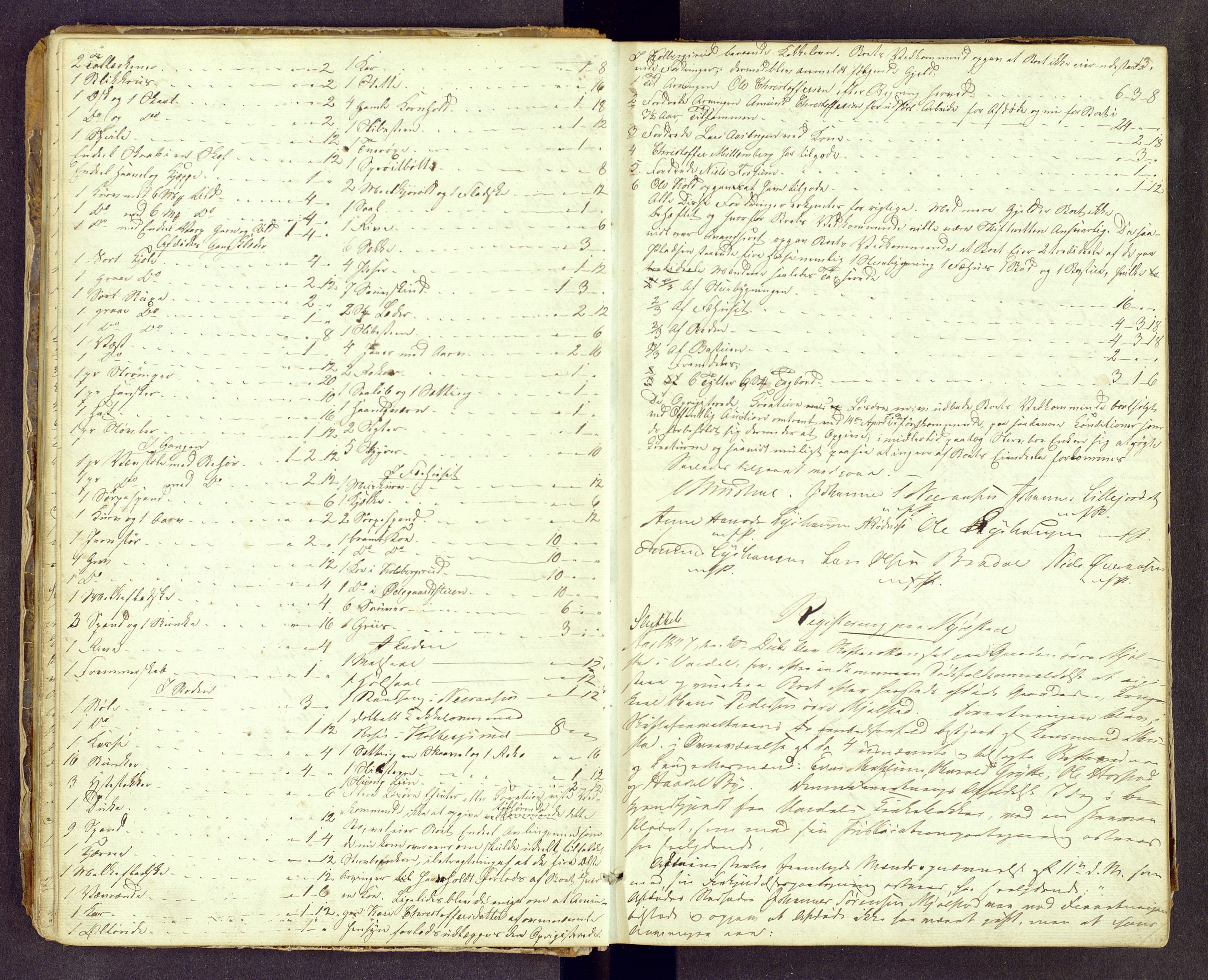 Toten tingrett, AV/SAH-TING-006/J/Jc/L0005: Skifteregistreringsprotokoll - Vardal, 1846-1875, p. 12b-13a