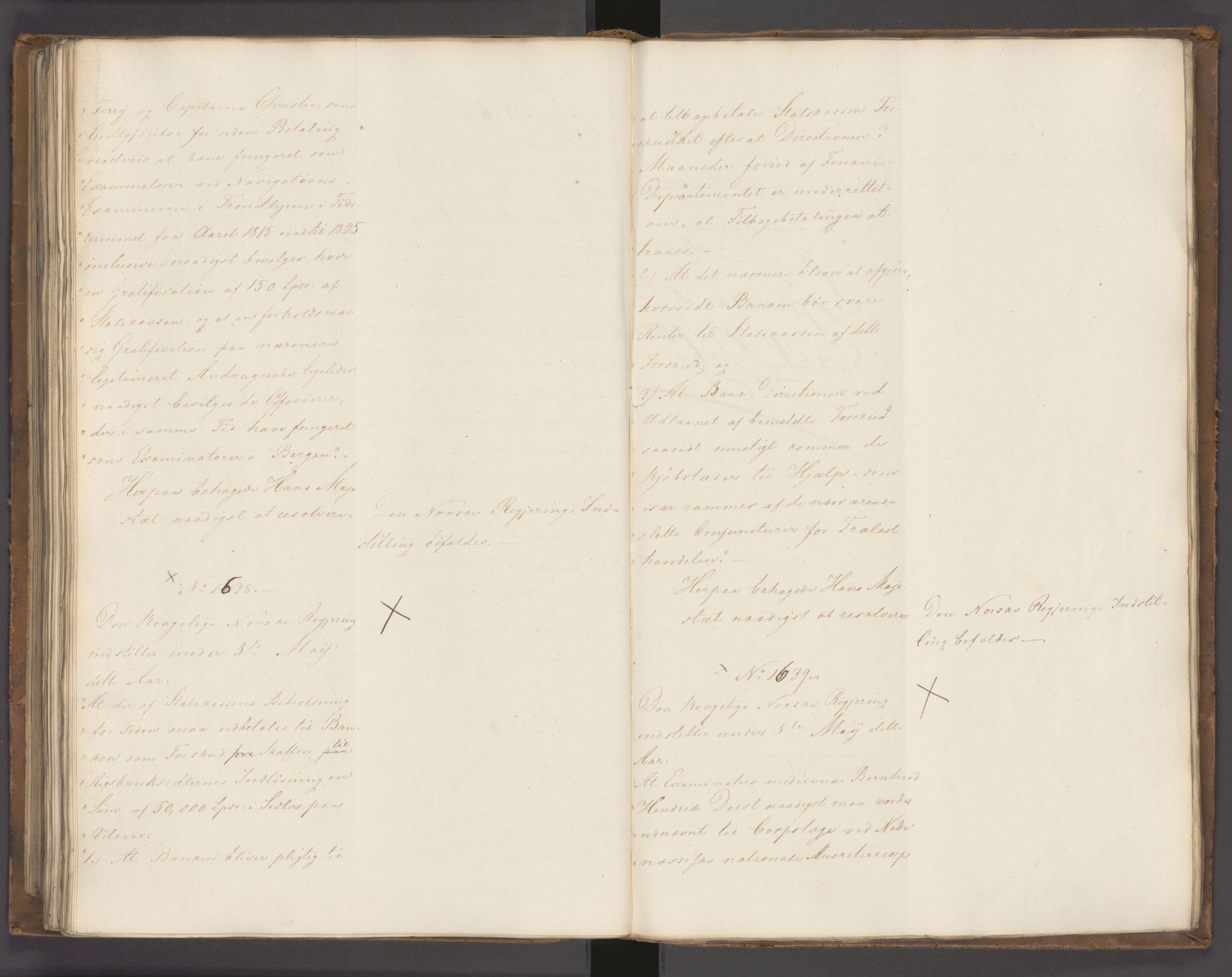 Statsrådssekretariatet, AV/RA-S-1001/A/Ab/L0022: Kgl. res. nr. 1210-1721, 1. halvår, 1826