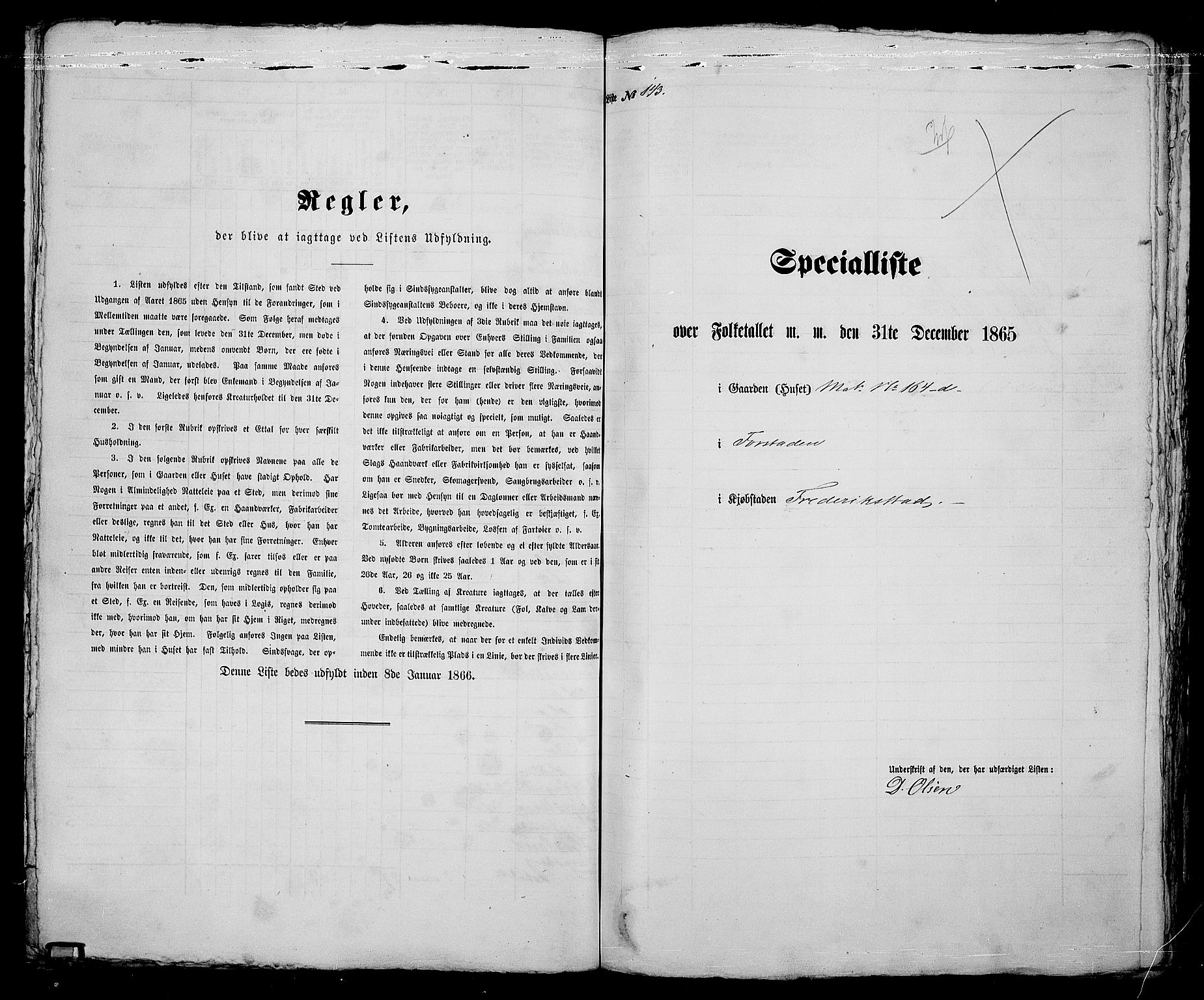 RA, 1865 census for Fredrikstad/Fredrikstad, 1865, p. 309