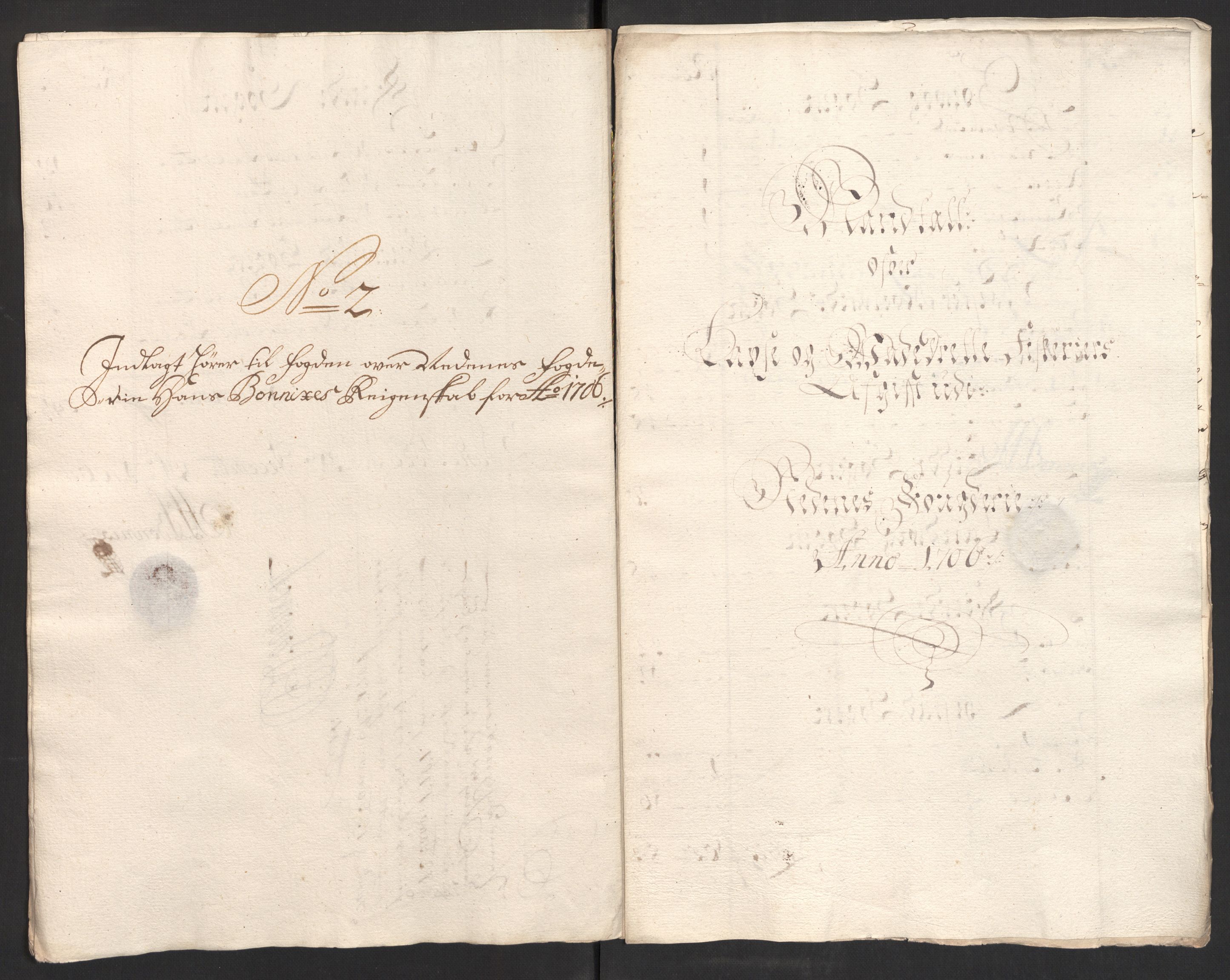 Rentekammeret inntil 1814, Reviderte regnskaper, Fogderegnskap, AV/RA-EA-4092/R39/L2318: Fogderegnskap Nedenes, 1706-1709, p. 22