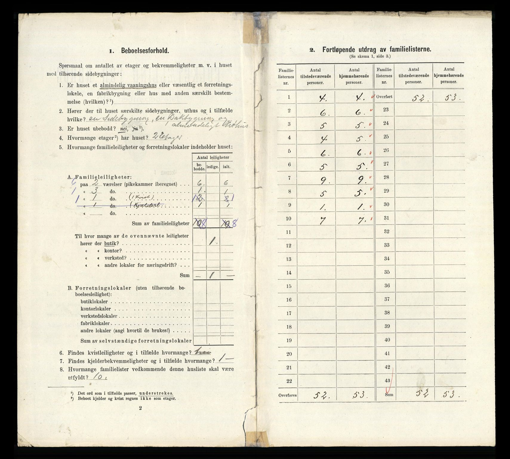 RA, 1910 census for Fredrikshald, 1910, p. 1399