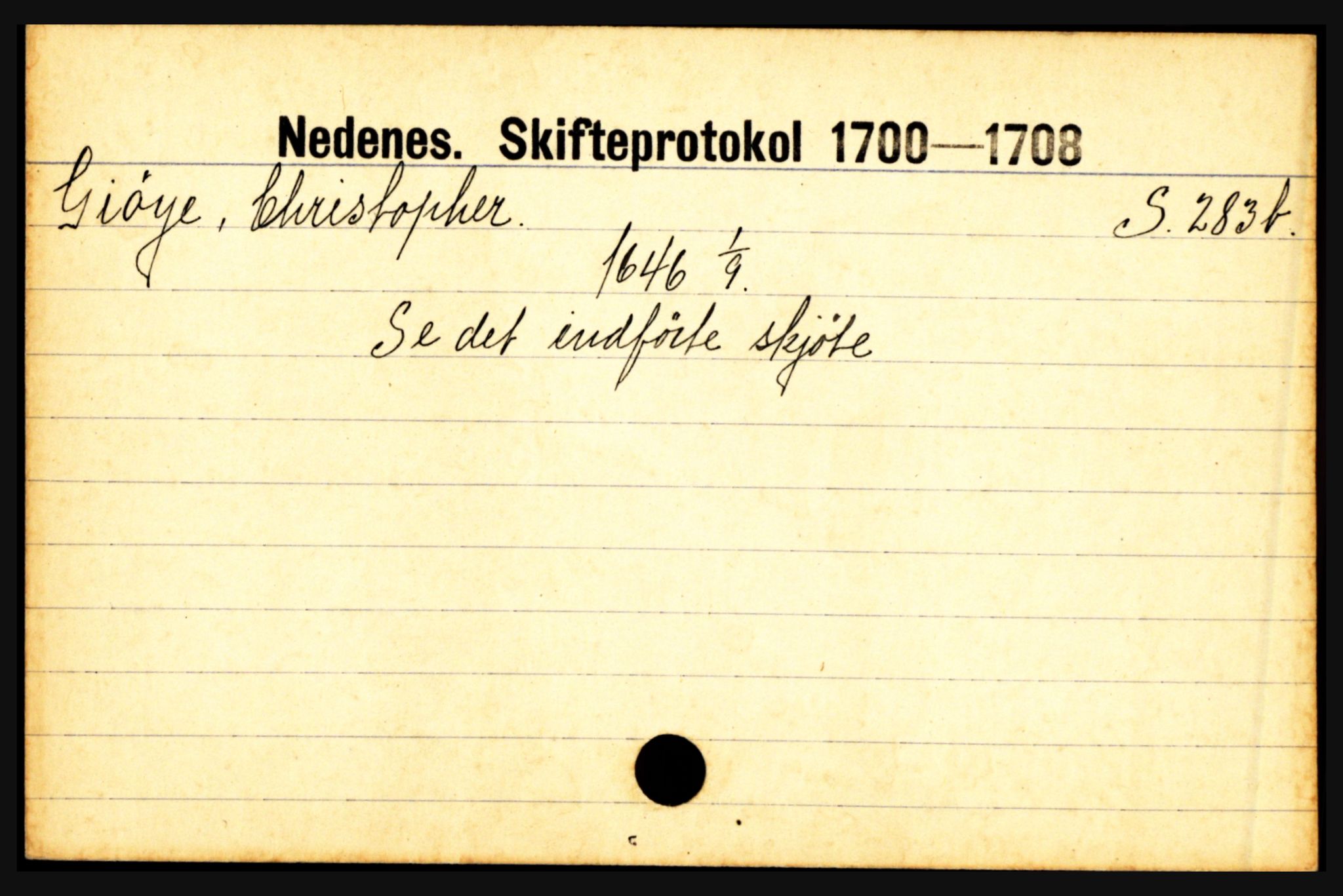 Nedenes sorenskriveri før 1824, AV/SAK-1221-0007/H, p. 9015