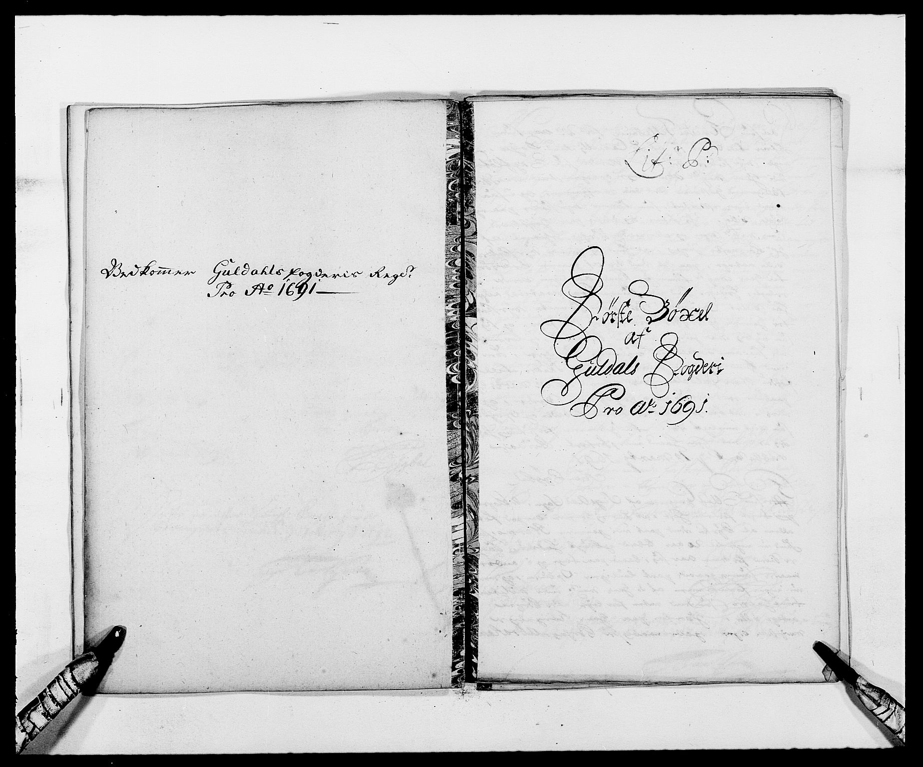 Rentekammeret inntil 1814, Reviderte regnskaper, Fogderegnskap, RA/EA-4092/R59/L3941: Fogderegnskap Gauldal, 1691, p. 147