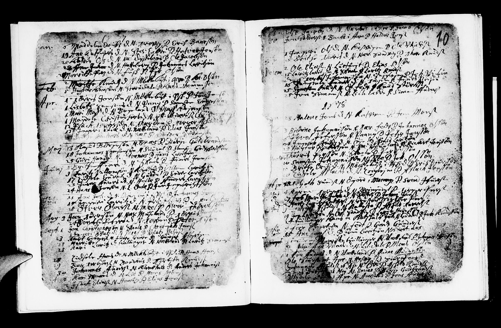 Kvinnherad sokneprestembete, SAB/A-76401/H/Haa: Parish register (official) no. A 1, 1669-1709, p. 10