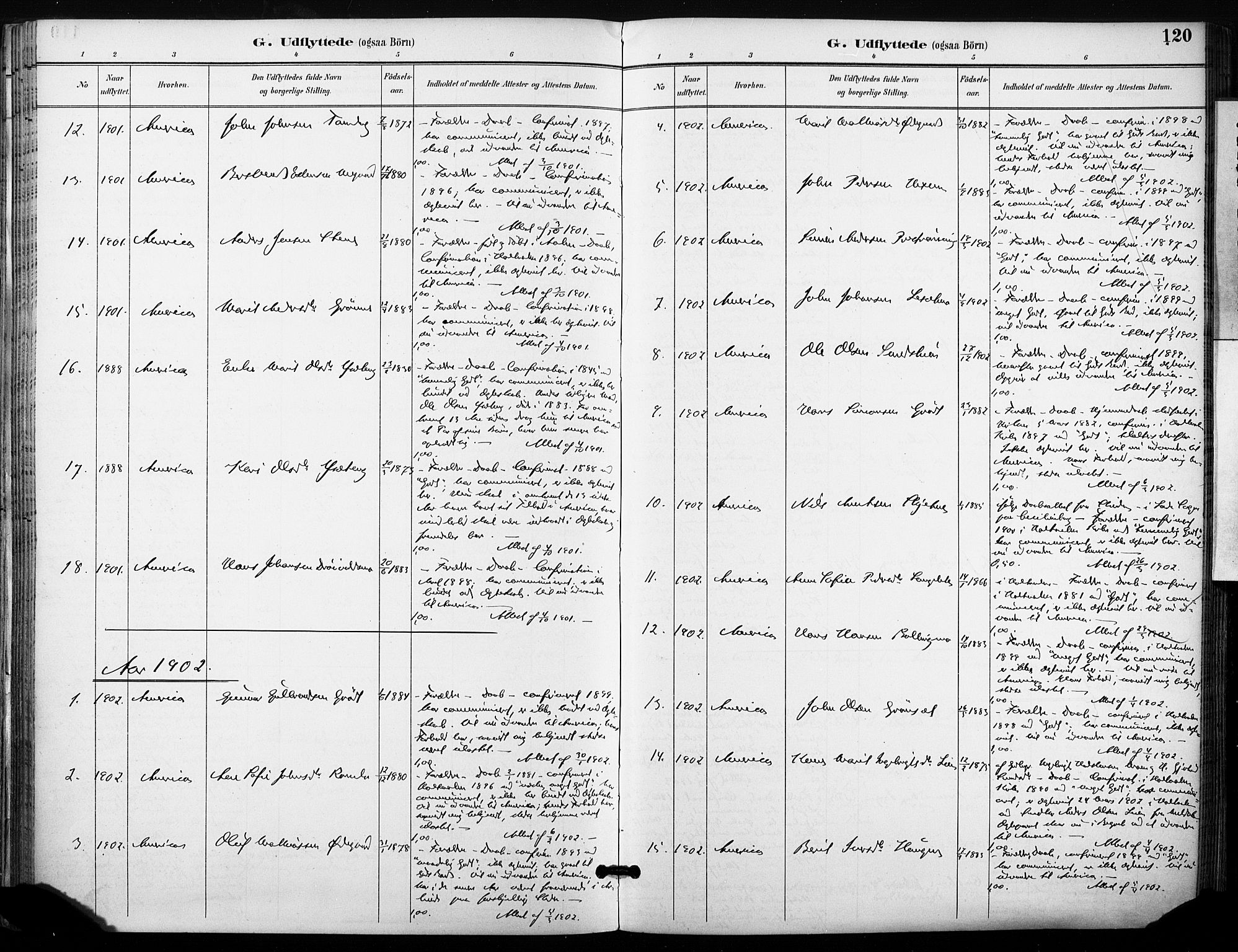 Ministerialprotokoller, klokkerbøker og fødselsregistre - Sør-Trøndelag, SAT/A-1456/685/L0973: Parish register (official) no. 685A10, 1891-1907, p. 120