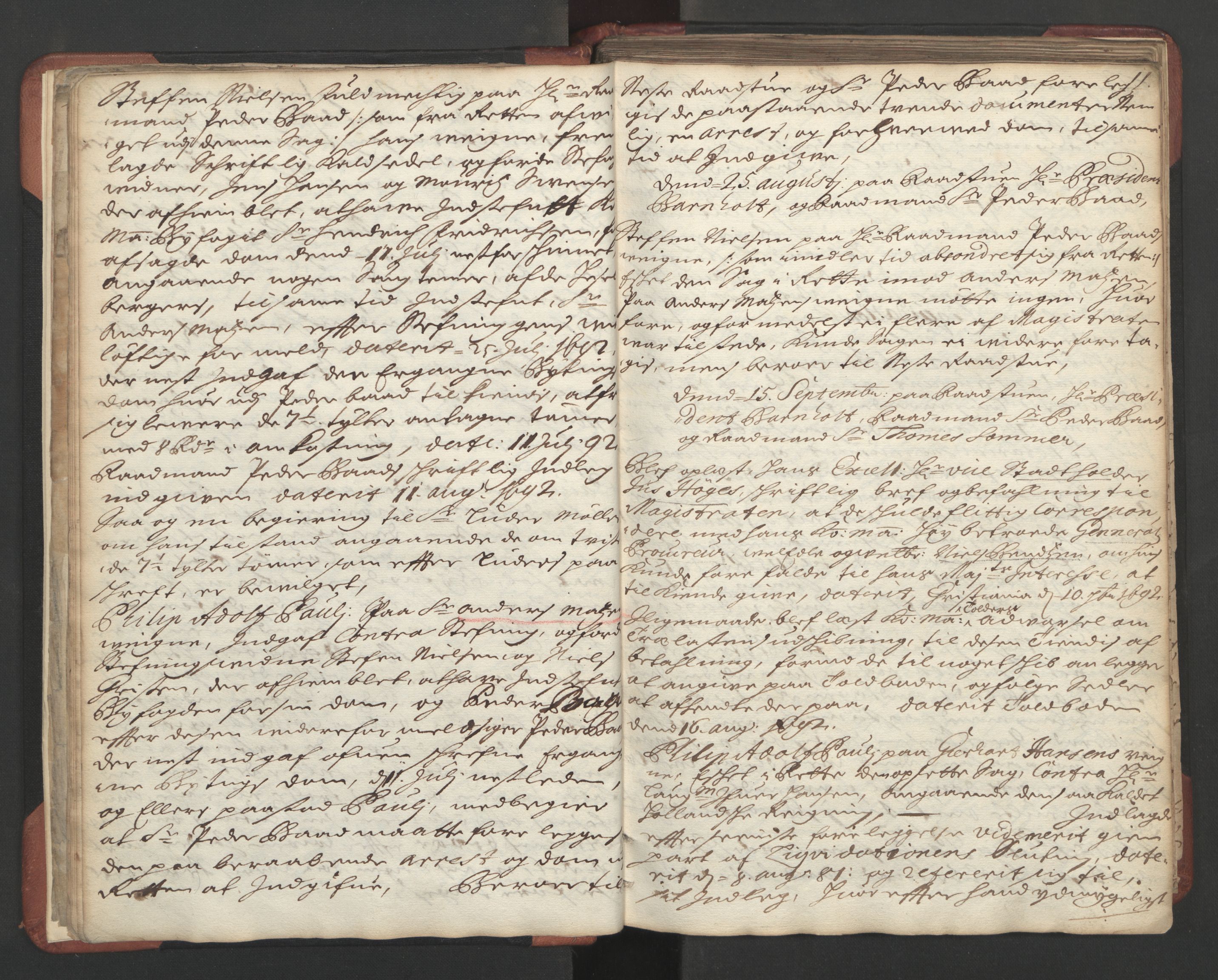 Skien rådstuerett, AV/SAKO-A-801/F/Fa/L0001: Rådstuprotokoll, 1692-1700, p. 10b-11a
