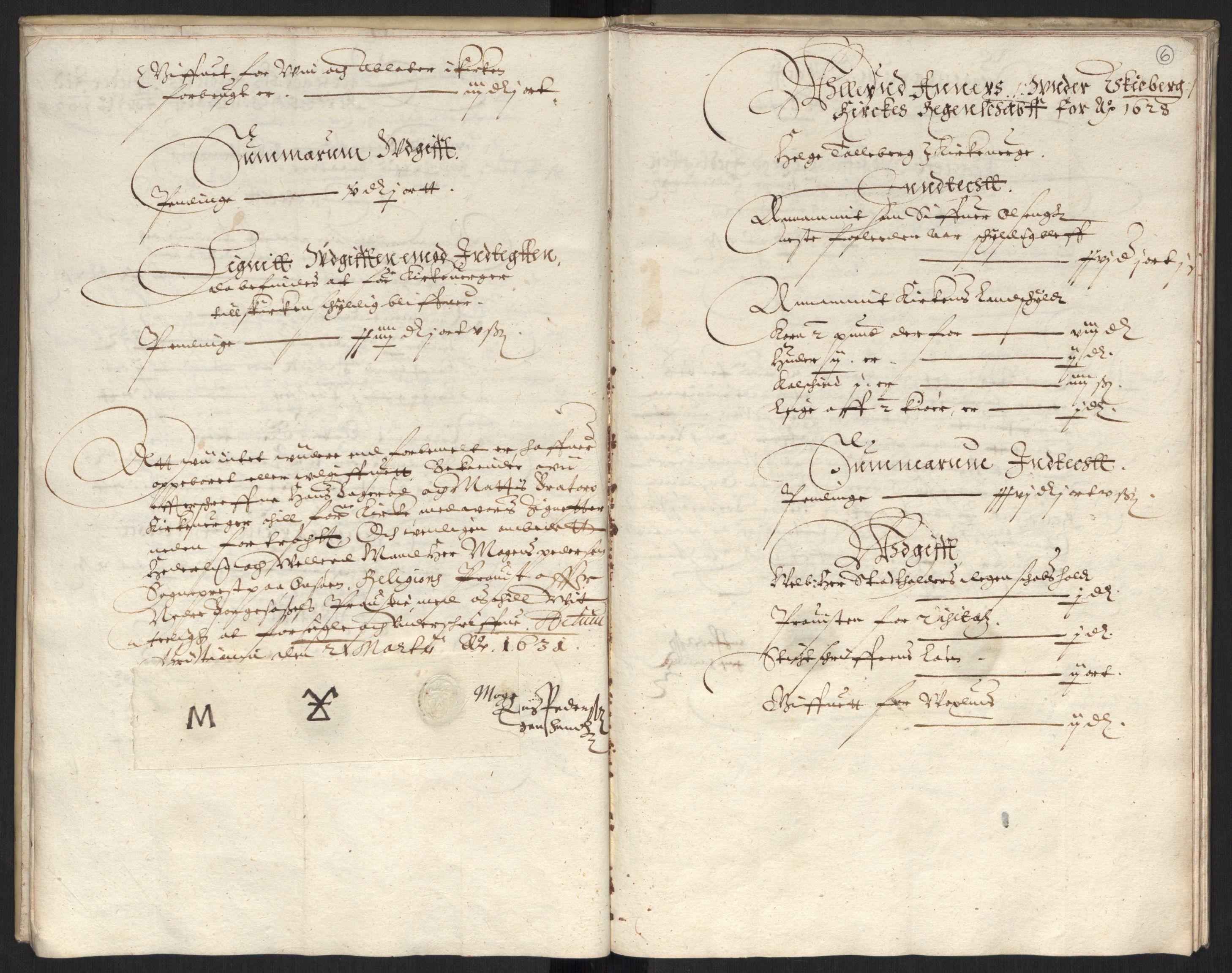 Rentekammeret inntil 1814, Reviderte regnskaper, Kirkeregnskap, AV/RA-EA-4067/Ra/L0004/0004: Kirkeregnskap / Noen resterende kirkeregnskaper for Oslo stift i Jens Juels tid, 1615-1628, p. 5b-6a