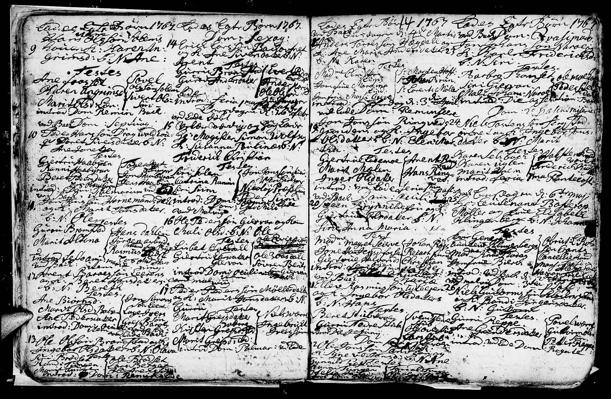 Ministerialprotokoller, klokkerbøker og fødselsregistre - Sør-Trøndelag, SAT/A-1456/606/L0305: Parish register (copy) no. 606C01, 1757-1819, p. 14