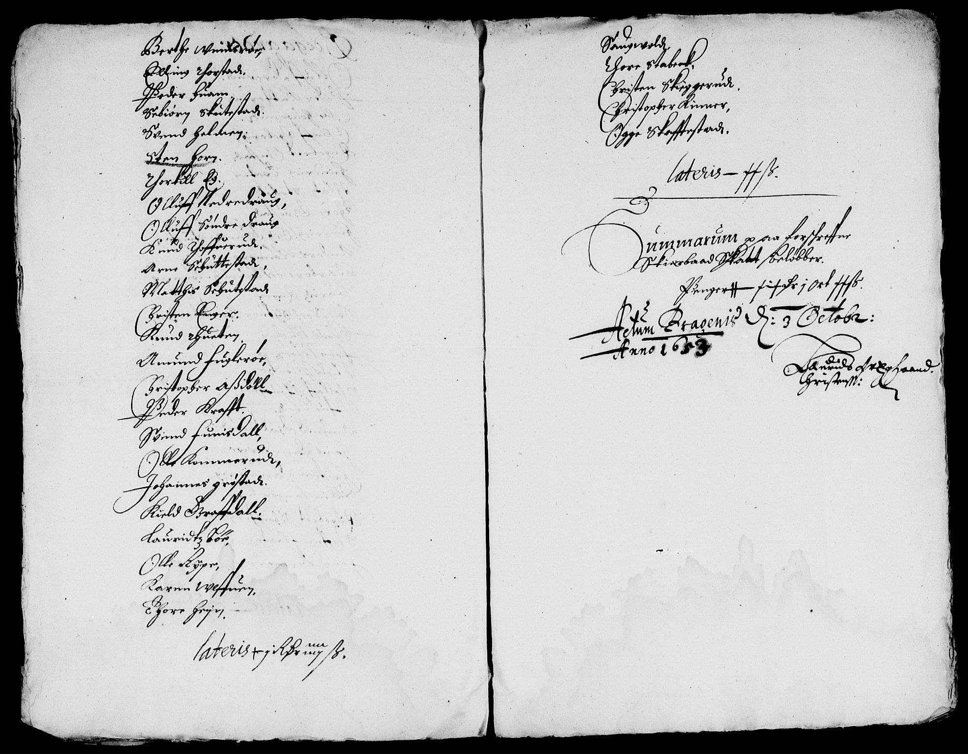 Rentekammeret inntil 1814, Reviderte regnskaper, Lensregnskaper, AV/RA-EA-5023/R/Rb/Rba/L0219: Akershus len, 1653