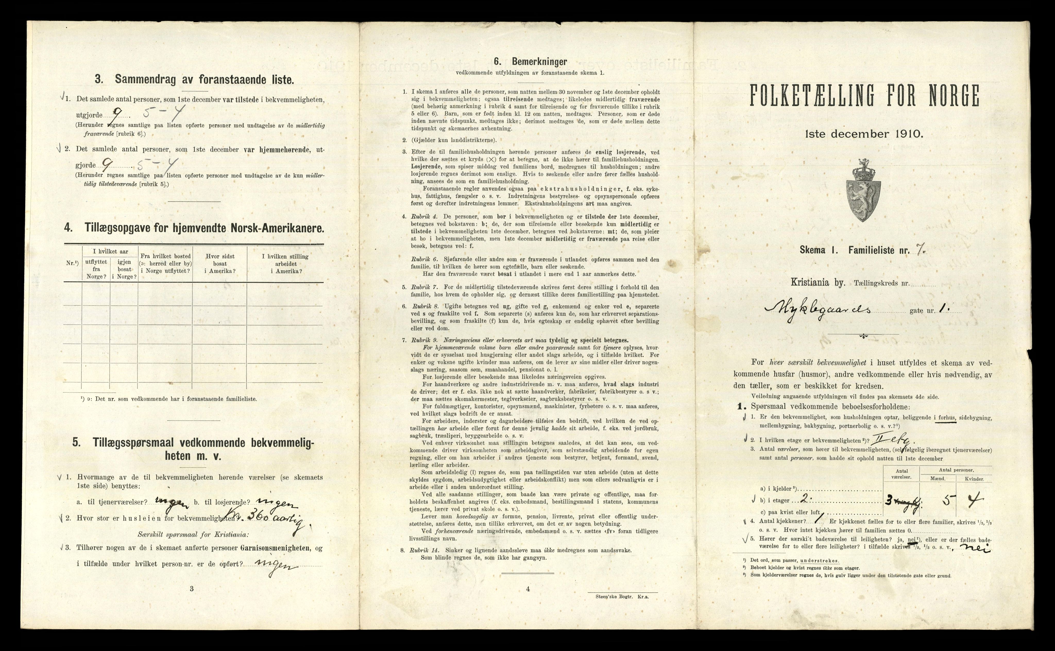 RA, 1910 census for Kristiania, 1910, p. 66467