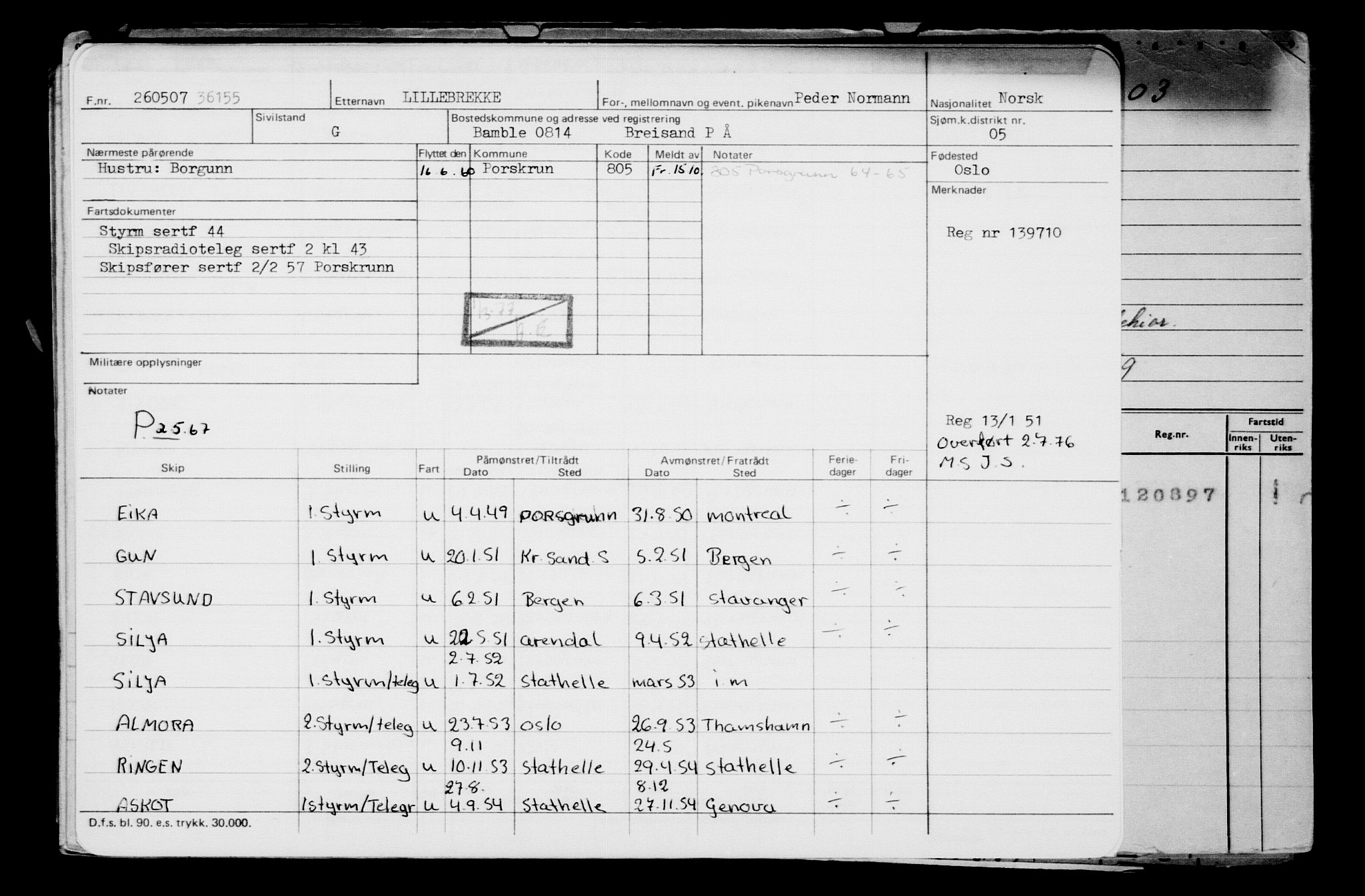 Direktoratet for sjømenn, AV/RA-S-3545/G/Gb/L0071: Hovedkort, 1907, p. 355