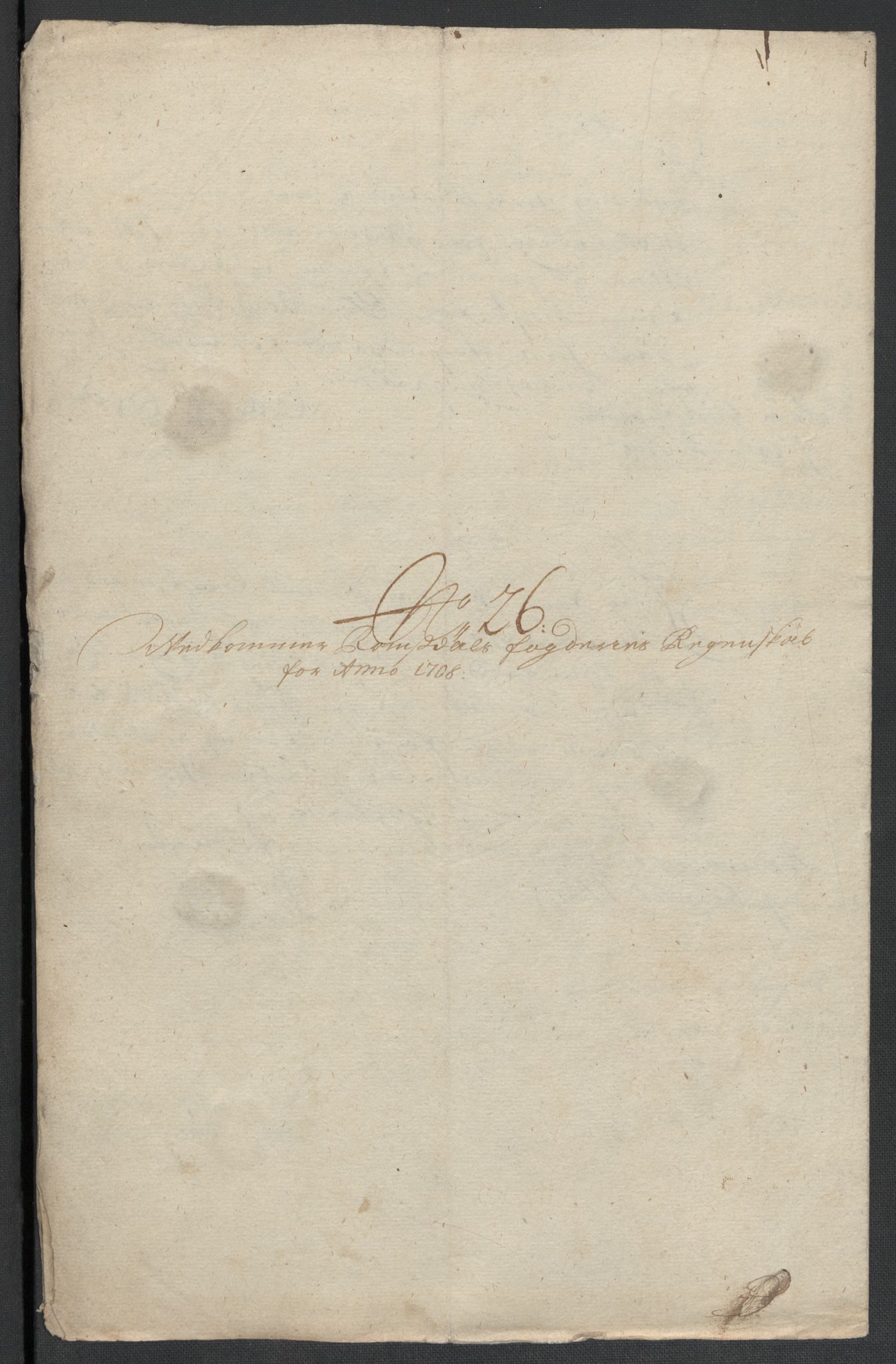 Rentekammeret inntil 1814, Reviderte regnskaper, Fogderegnskap, RA/EA-4092/R55/L3658: Fogderegnskap Romsdal, 1707-1708, p. 341
