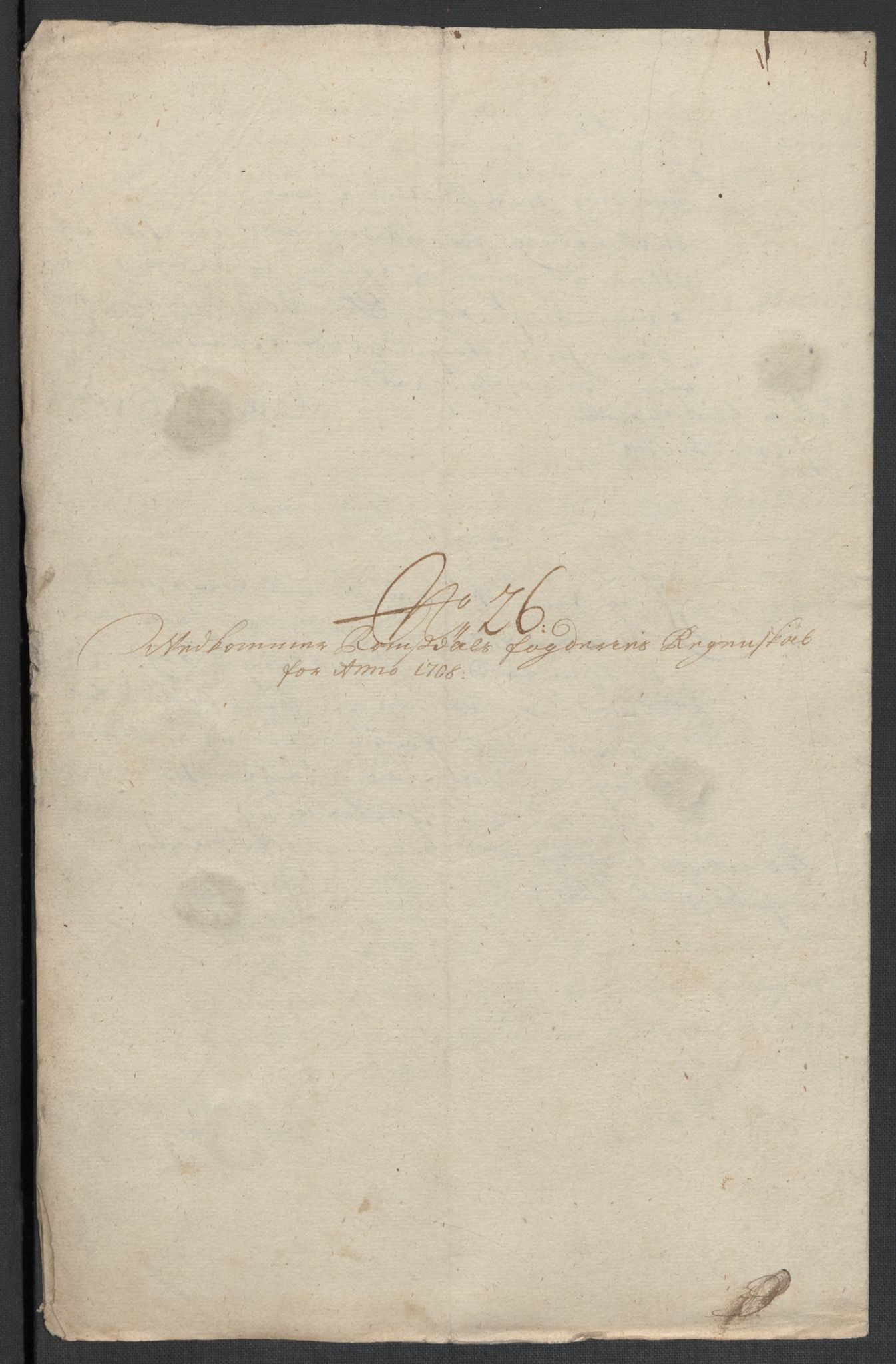 Rentekammeret inntil 1814, Reviderte regnskaper, Fogderegnskap, AV/RA-EA-4092/R55/L3658: Fogderegnskap Romsdal, 1707-1708, p. 341